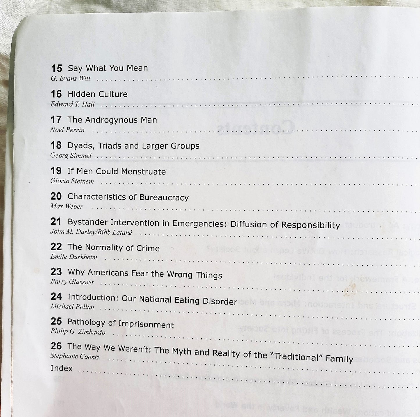 The Intersections Collection: Think Sociology 101 Crowder College by Kathleen Tiemann (Very Good, Pbk)