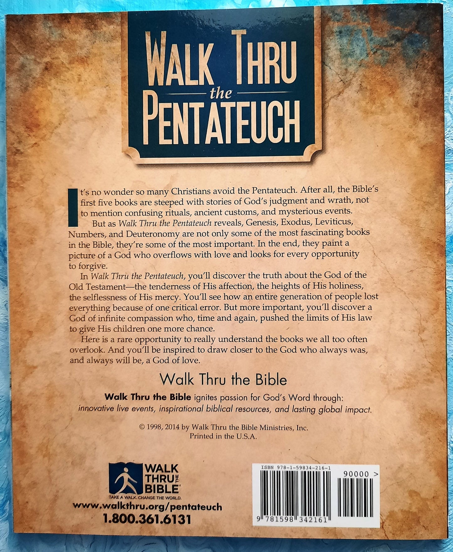 Walk Thru the Pentateuch: Course Workbook by Bruce H. Wilkinson (NEW, 2014, Pbk, 94 pages, Walk Thru the Bible Ministries))