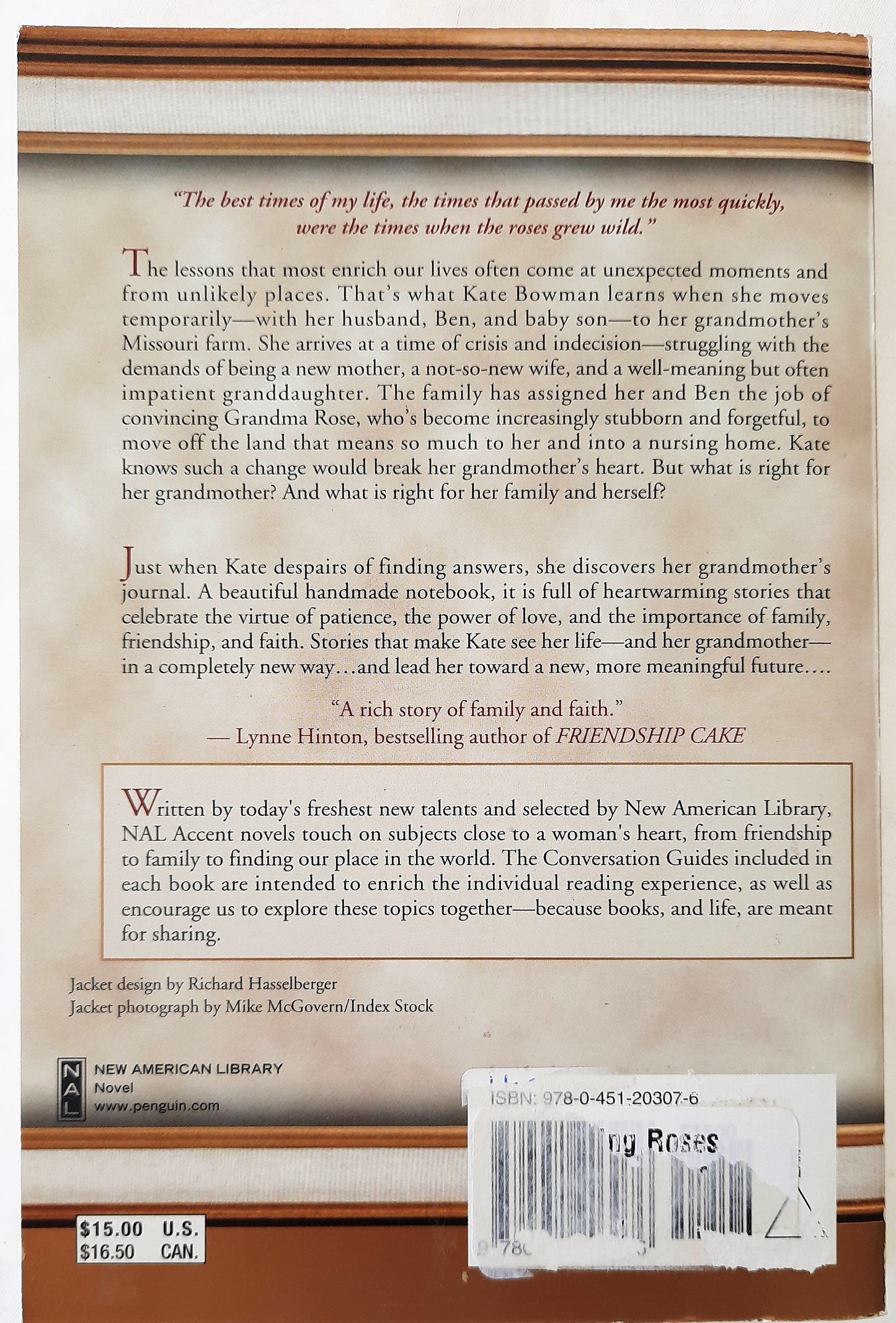 Tending Roses #1 by Lisa Wingate (Tending Roses series, New, 2001, Pbk, 294 pages, New American Library)