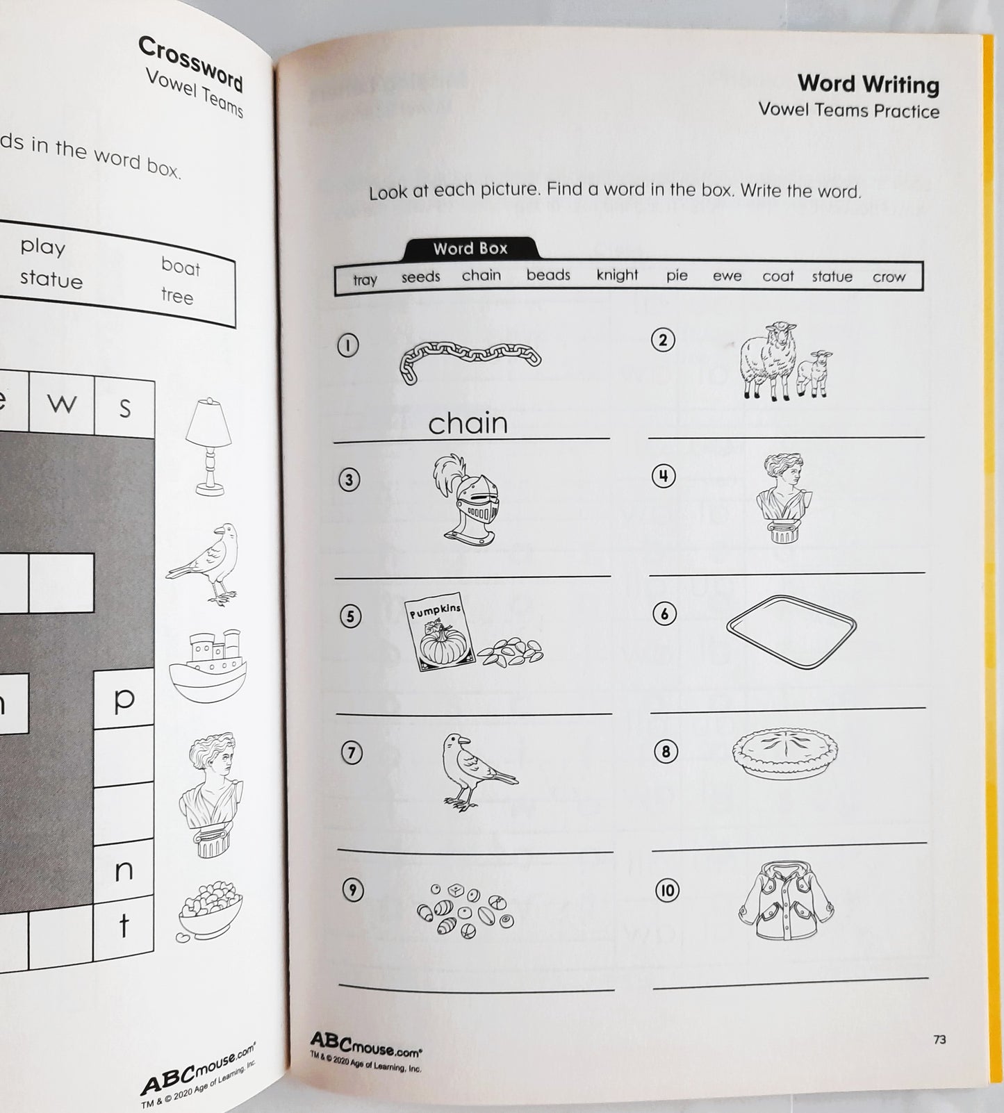 ABCmouse.com Phonics Consonants and Vowels Workbook (Good, 2020, Pbk, 82 pages, Bendon)