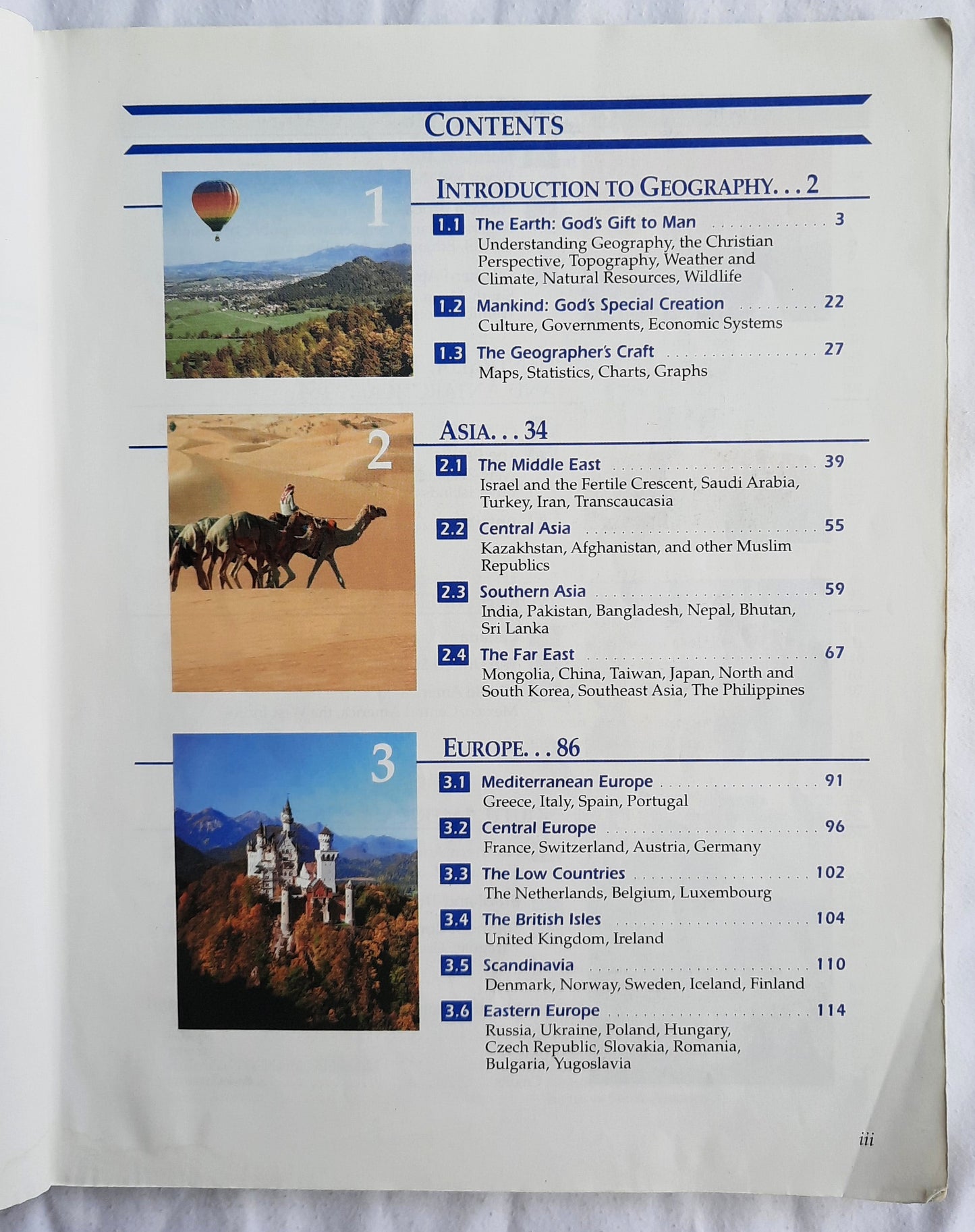 Abeka World Geography in Christian Perspective Student Textbook (Good, 2009, Pbk, 286 pages)