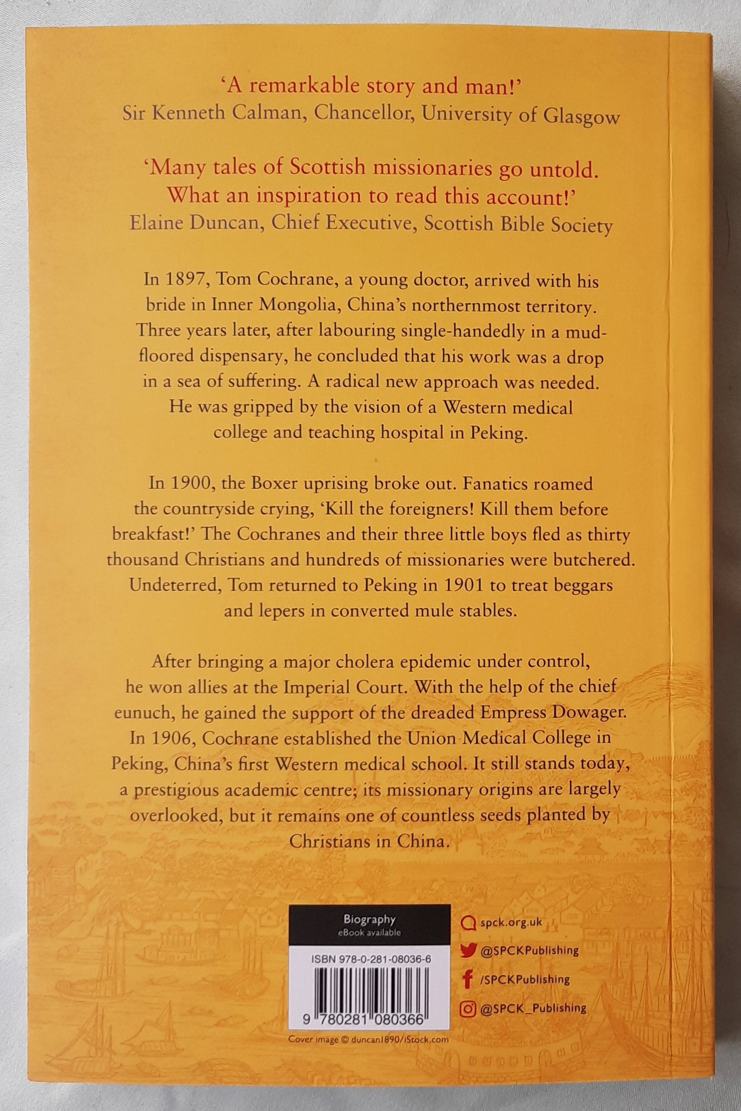 Thomas Cochrane and the Dragon Throne by Andrew Adam (New, 2018, Pbk, 207 pages, SPCK Publishing)