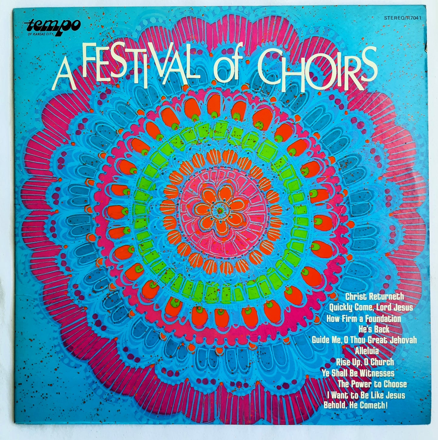 Tempo of Kansas City A Festival of Choirs Vinyl Record Jesse Peterson; Otis Skillings (Very good, Lillenas Publishing Co., RARE RECORD)