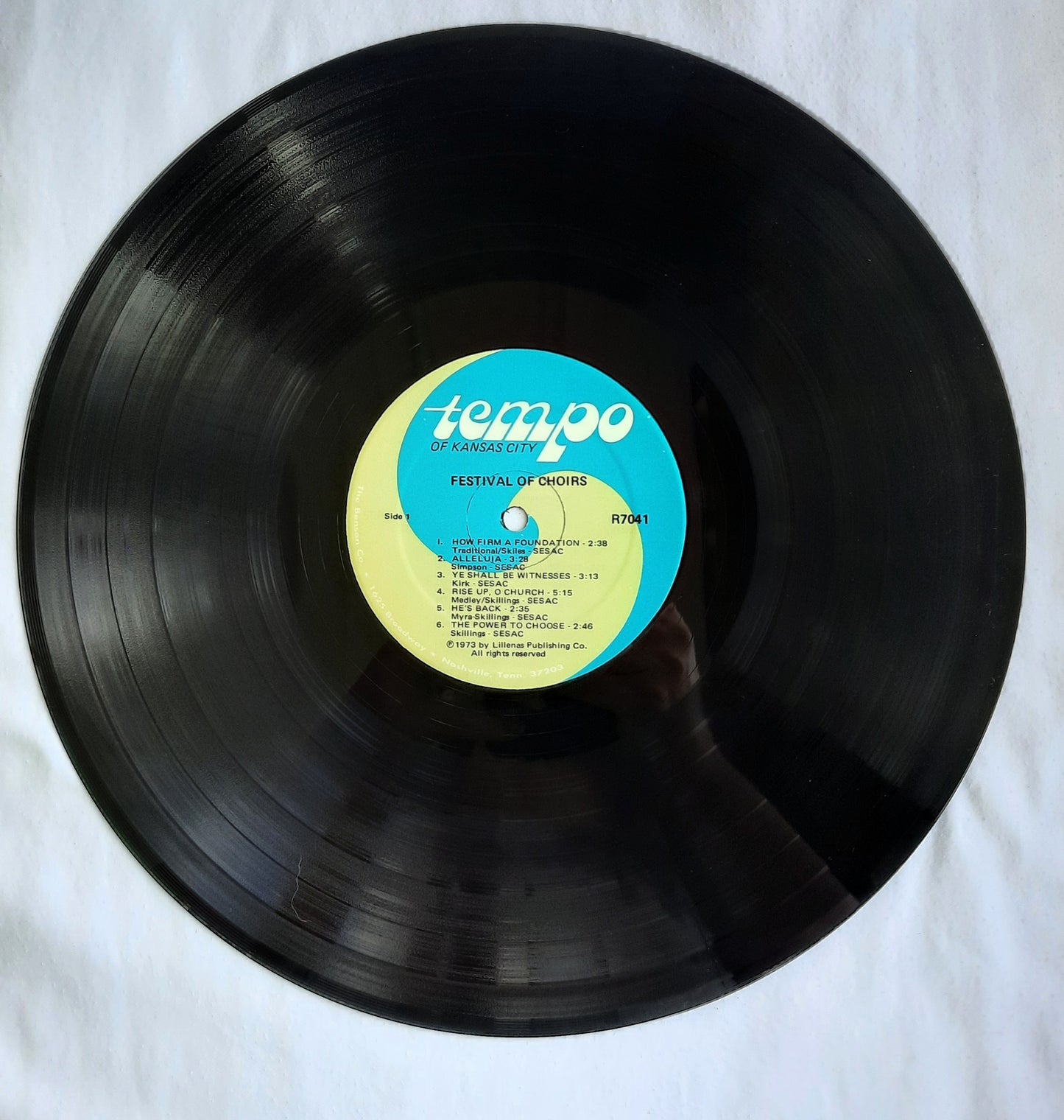 Tempo of Kansas City A Festival of Choirs Vinyl Record Jesse Peterson; Otis Skillings (Very good, Lillenas Publishing Co., RARE RECORD)