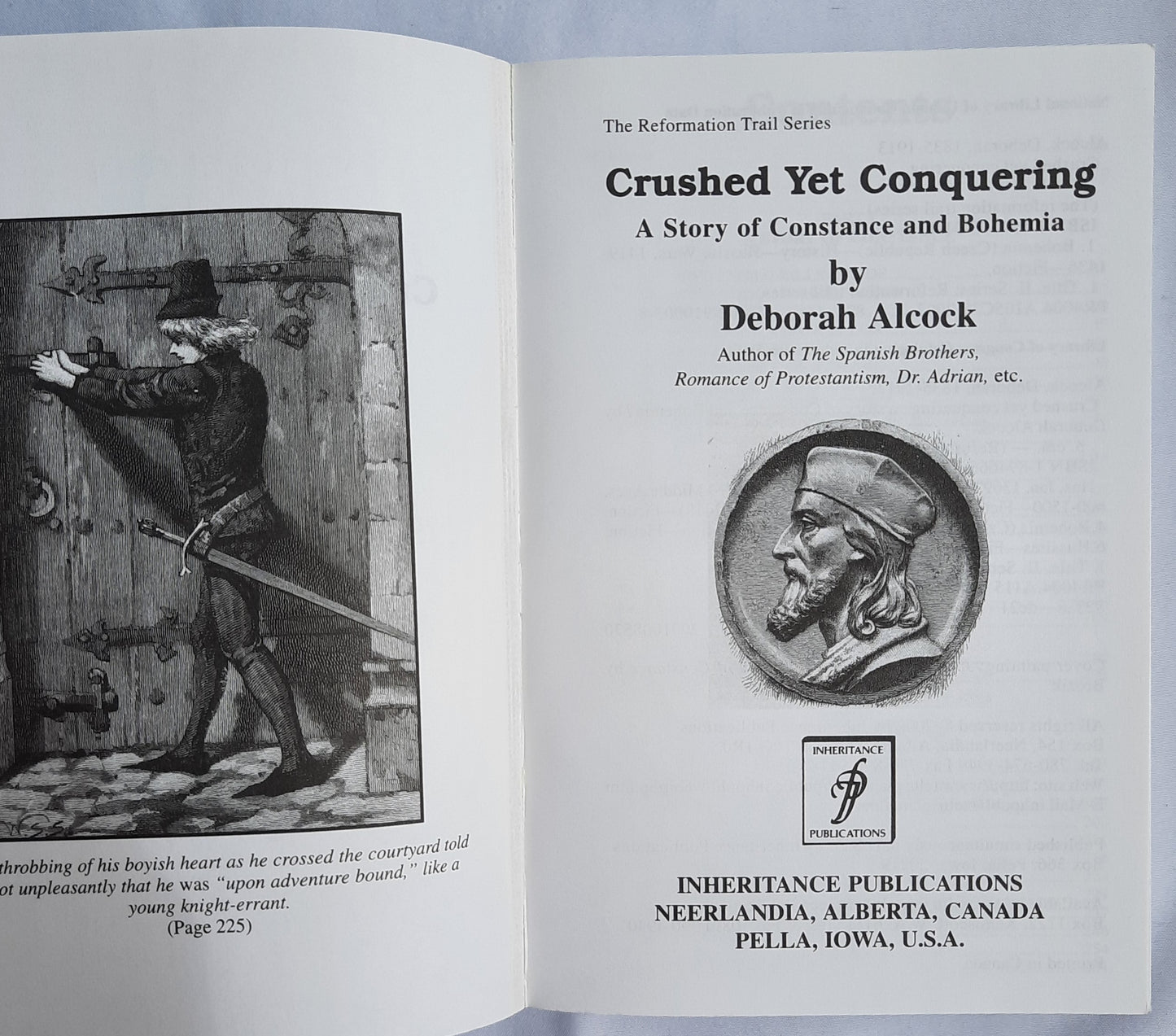 Crushed Yet Conquering by Deborah Alcock (Like new, 2002, Pbk, 430 pages, Inheritance Publications)