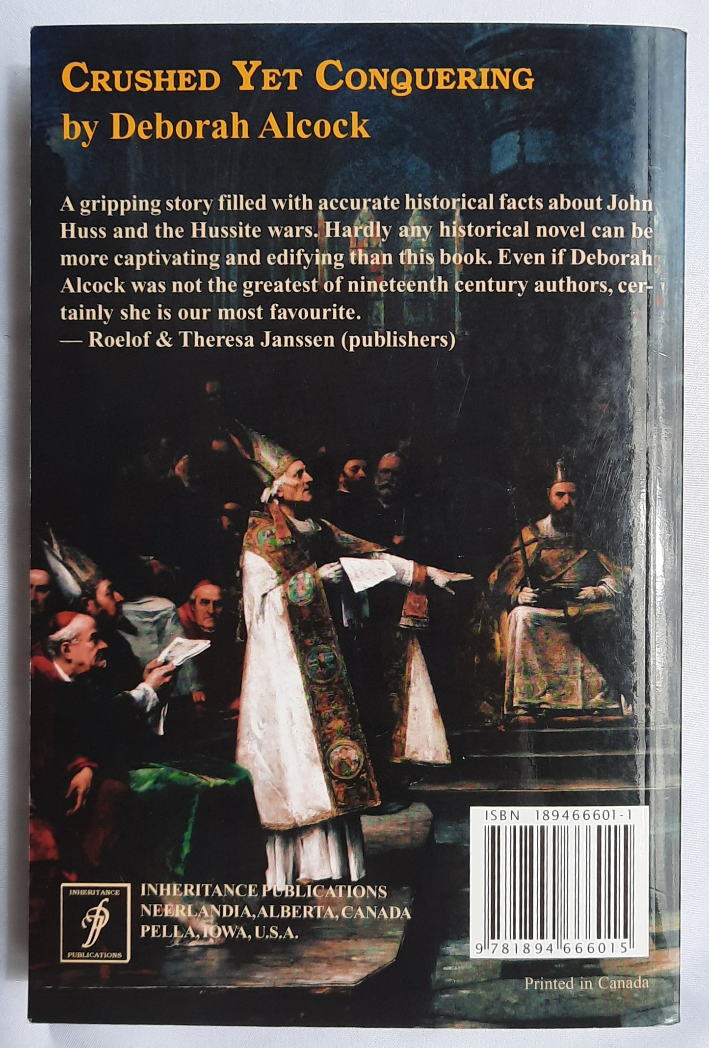 Crushed Yet Conquering by Deborah Alcock (Like new, 2002, Pbk, 430 pages, Inheritance Publications)