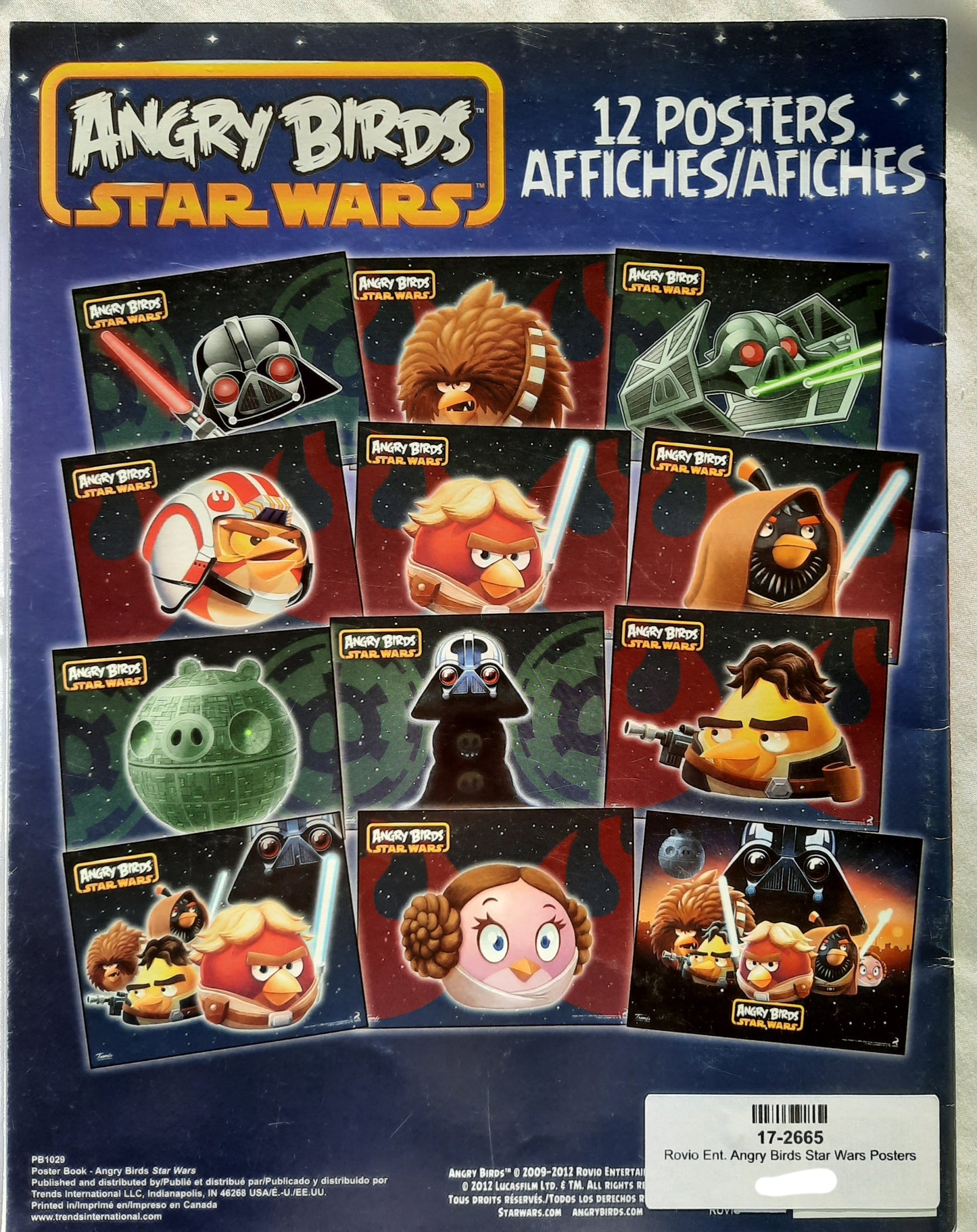 Angry Birds Star Wars Posters (Very Good, Pbk, 2012, Lucasfilm, 10 pages, Rovio Entertainment)