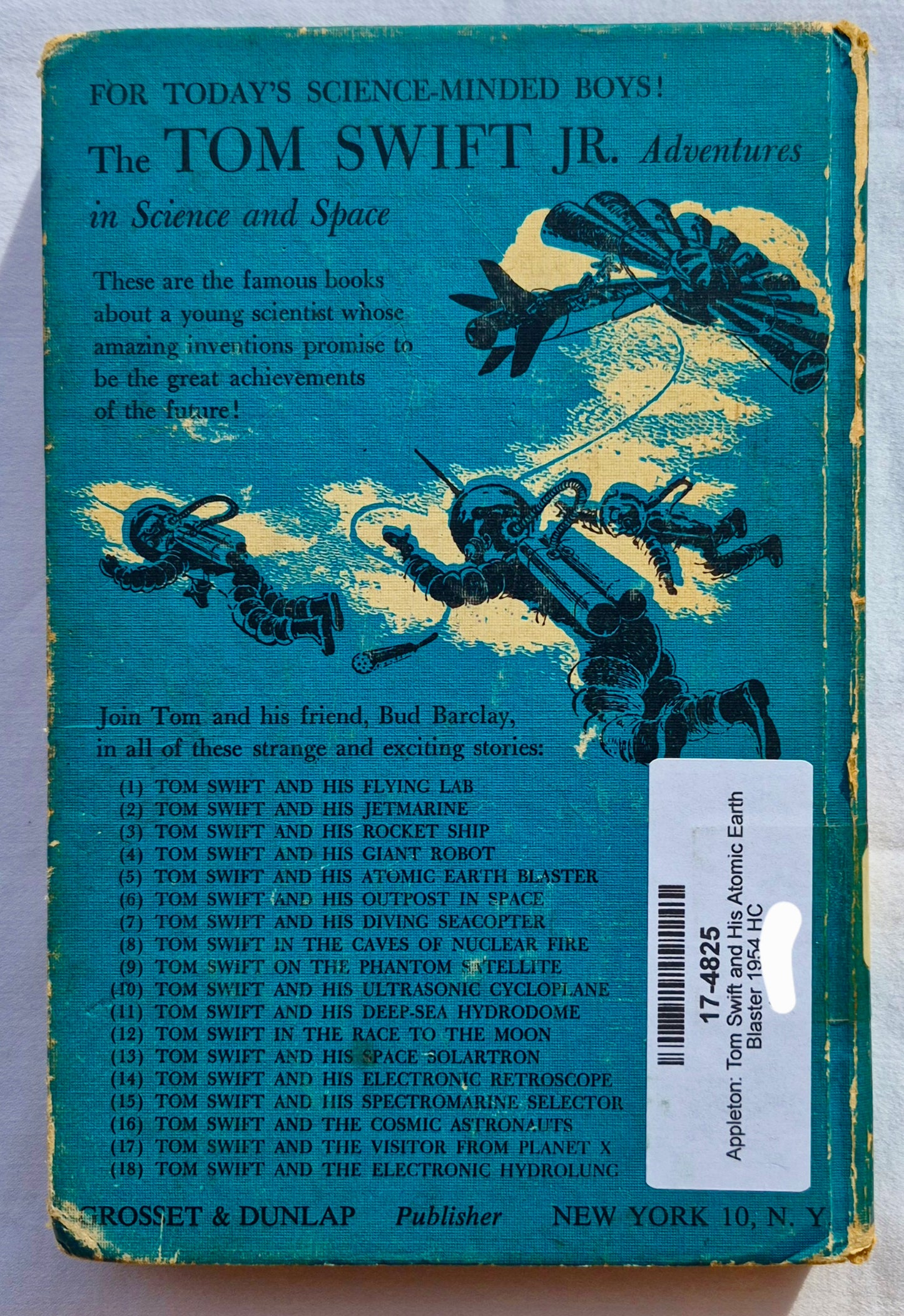 Tom Swift und sein atomarer Erdsprenger von Victor Appleton II (Gut, 1954, HC, 210 Seiten, Grosset & Dunlap)