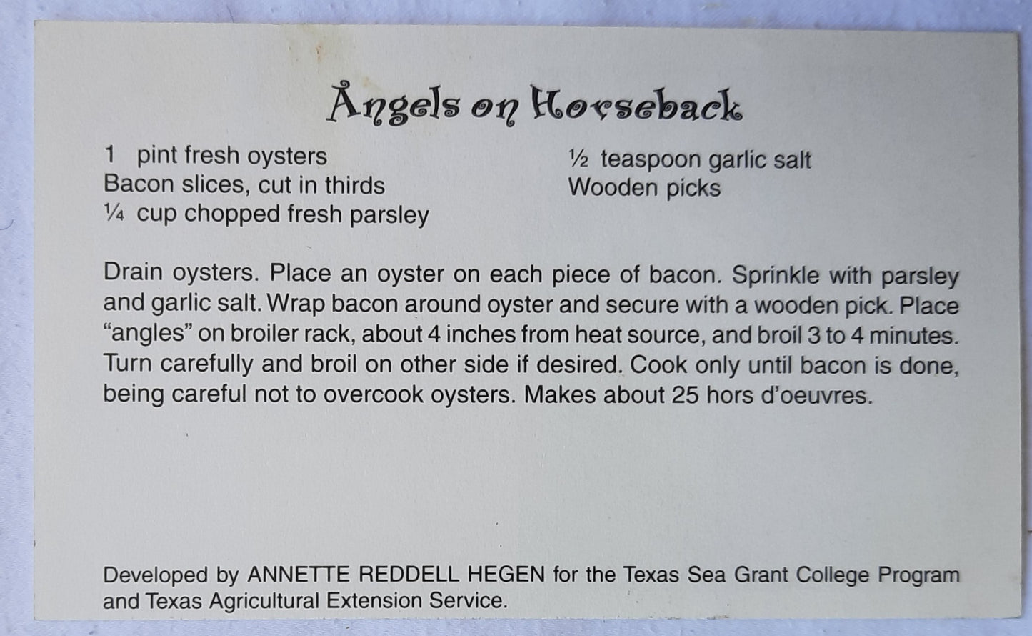 Avon Tin Wild Game, Fish, Exotic Recipe Box (Very good, 1960s, Cinema Productions)