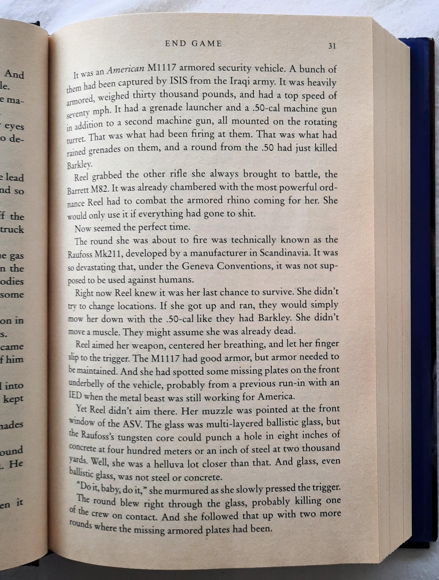 End Game by David Baldacci (Will Robie #5, Very good, 2017, HC, 408 pages, Grand Central Publishing)