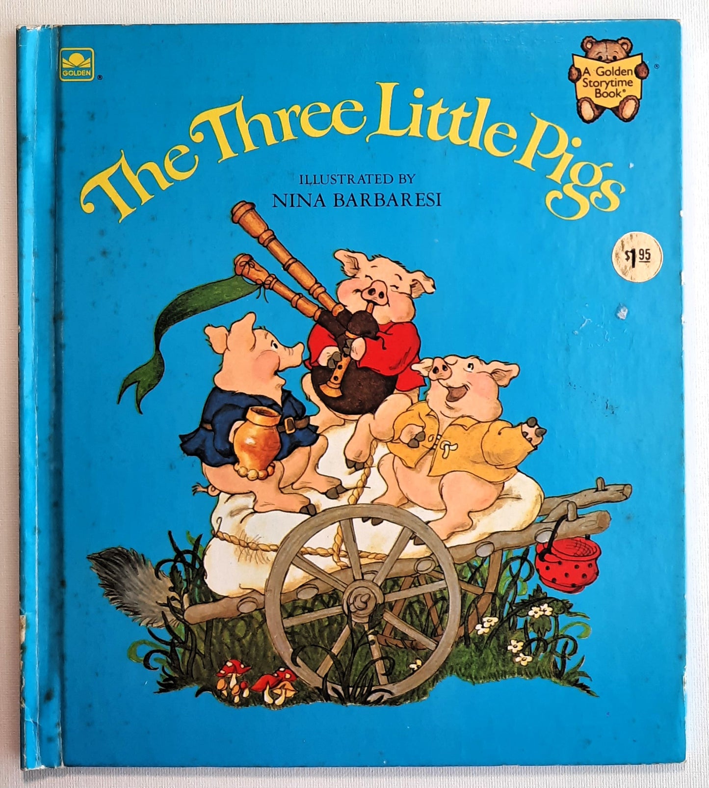 The Three Little Pigs by Nina Barbaresi (A Golden Storytime Book, Very Good, 1981, HC, 20 pages, Western Publishing)