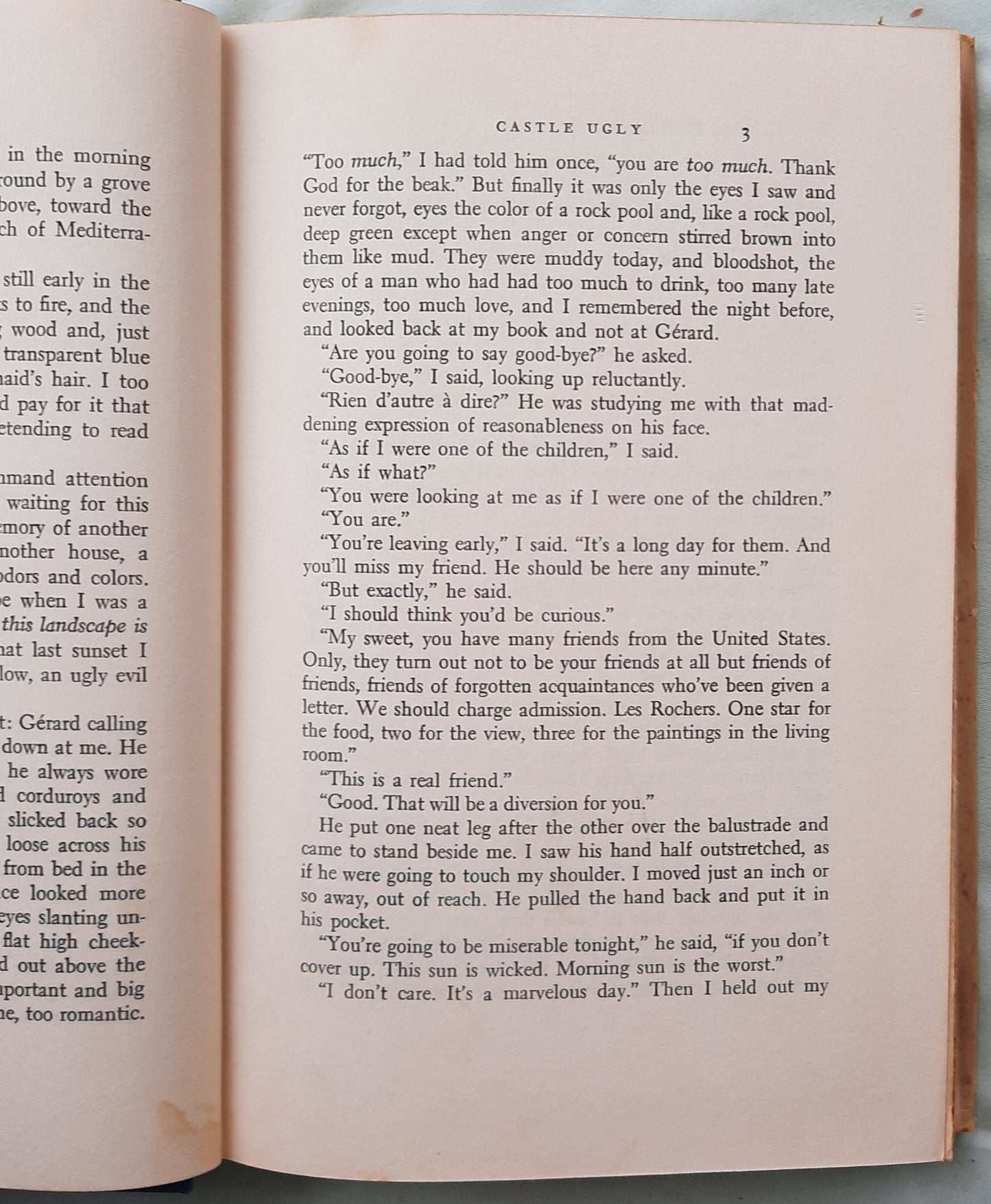 Castle Ugly by Mary Ellin Barrett (Good, 1966, HC, 218 pages, E.P. Dutton & Co.)