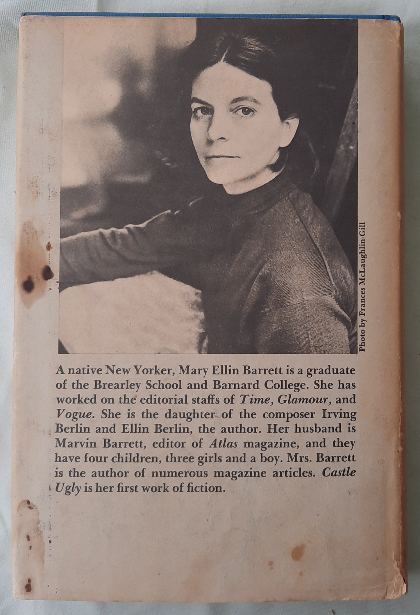 Castle Ugly by Mary Ellin Barrett (Good, 1966, HC, 218 pages, E.P. Dutton & Co.)