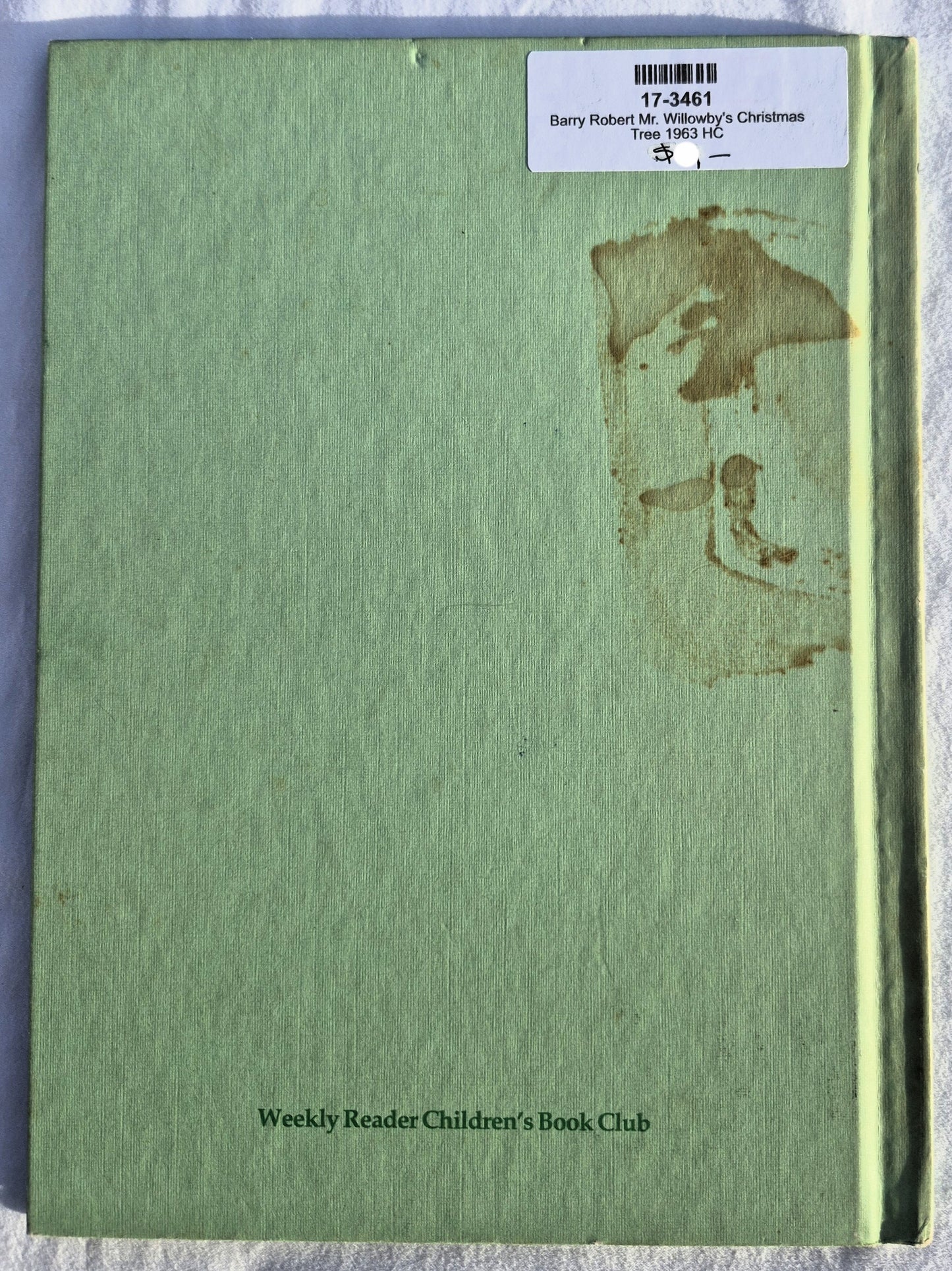 Mr. Willowby's Christmas Tree von Robert Barry (Sehr gut, 1963, HC, 32 Seiten, Weekly Reader Children's Book Club