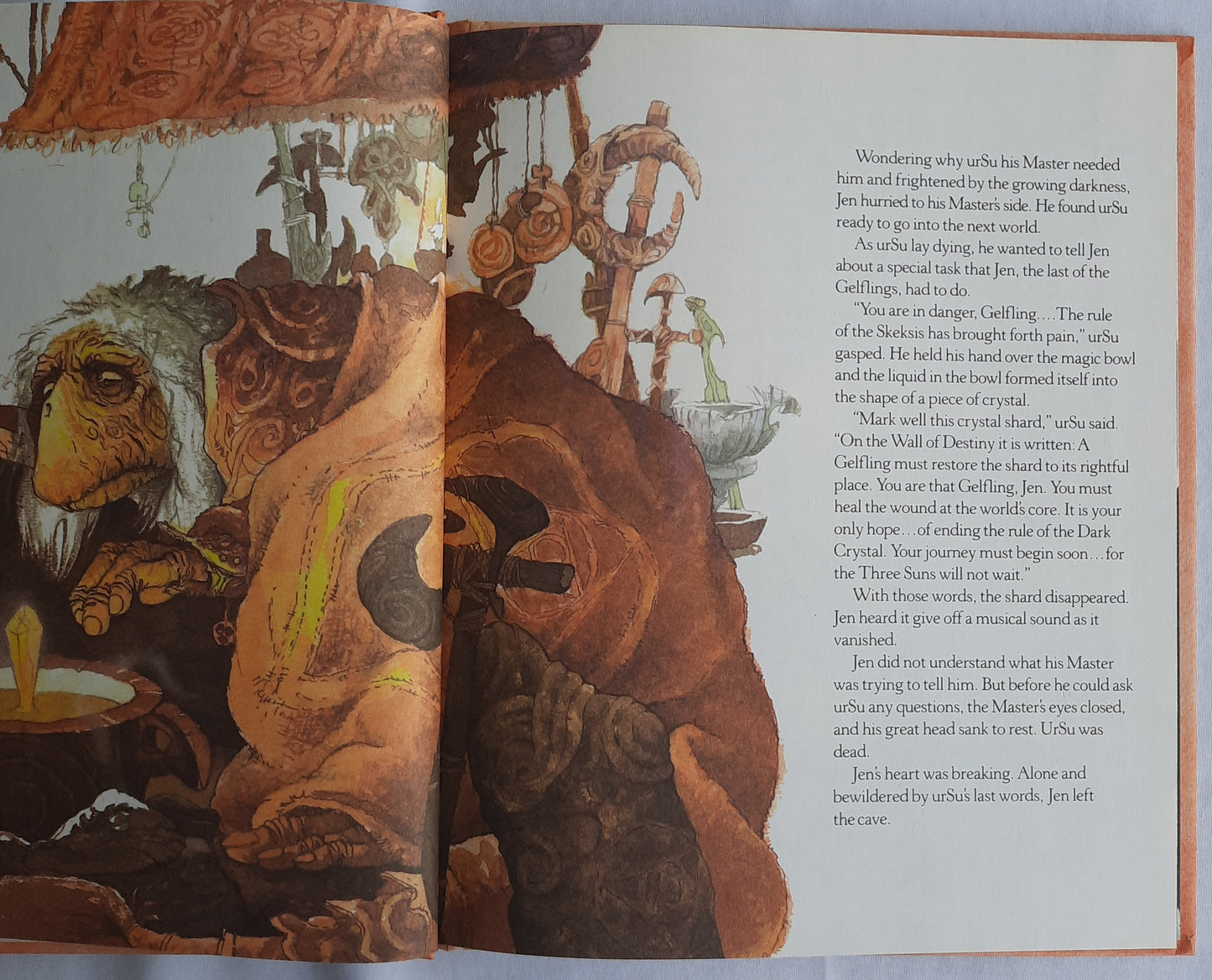 The Tale of the Dark Crystal by Donna Bass (Very good, 1982, HC, 48 pages, Weekly Reader Books)