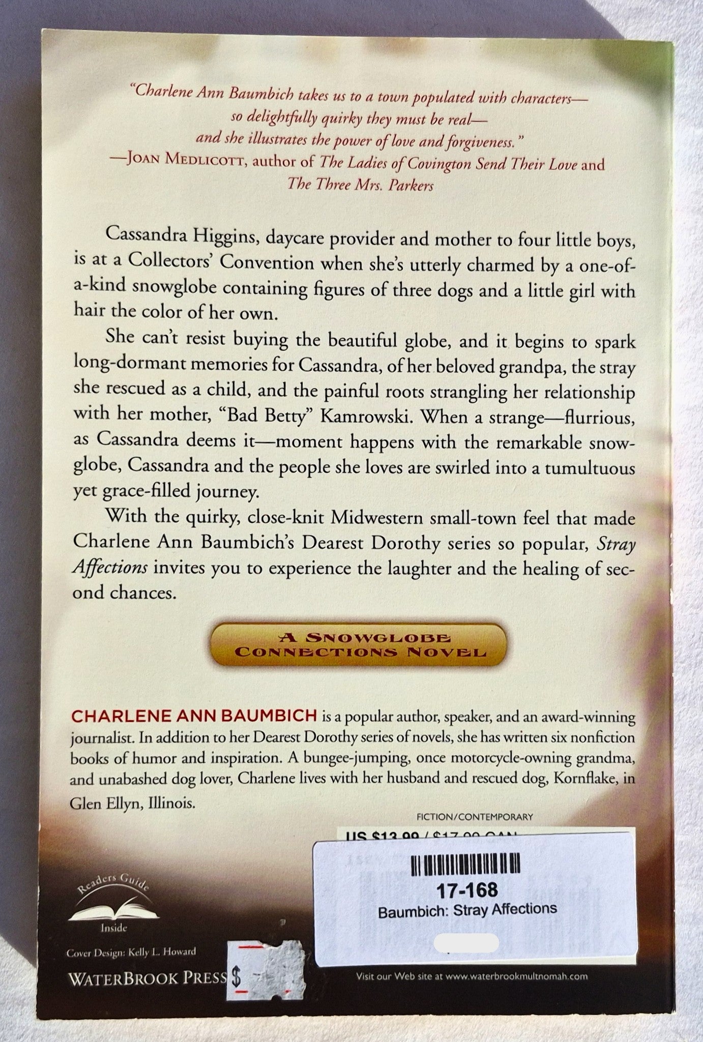 Stray Affections #1 von Charlene Ann Baumbich (A Snowglobe Connections, Neu, TB, 2009, WaterBrook, 313 S.)