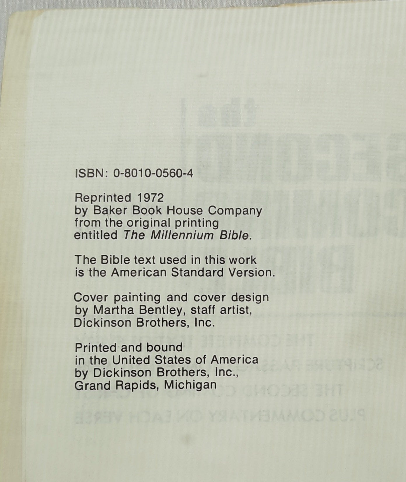 The Second Coming Bible by William E. Biederwolf (Good, 1972, Pbk, 728 pages, Baker Book House)
