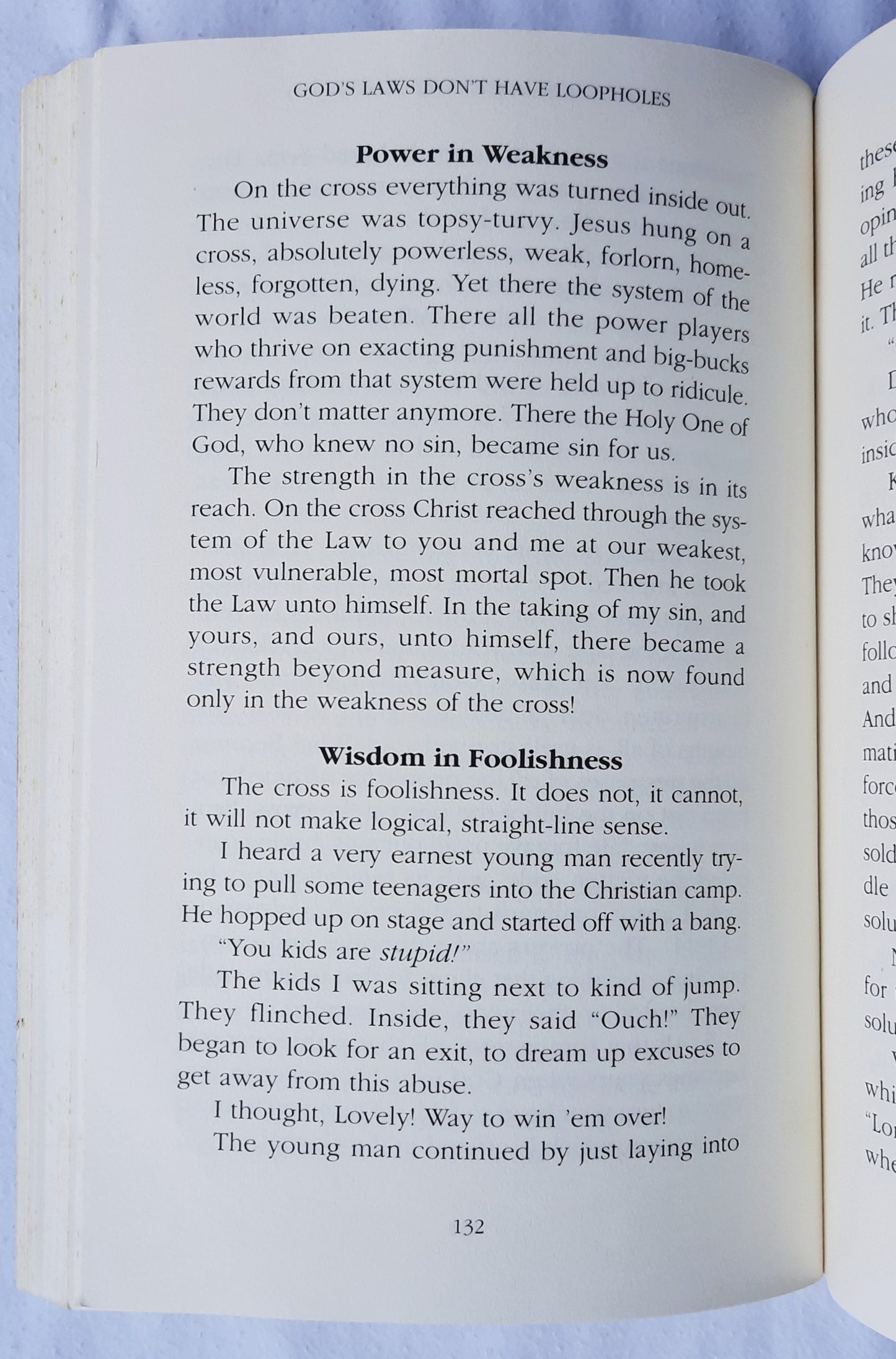 God's Laws Don't Have Loopholes: That's Why We Sing Amazing Grace by David H. Benke (Very good, 1995, Pbk, 191 pages, Concordia Publishing House)