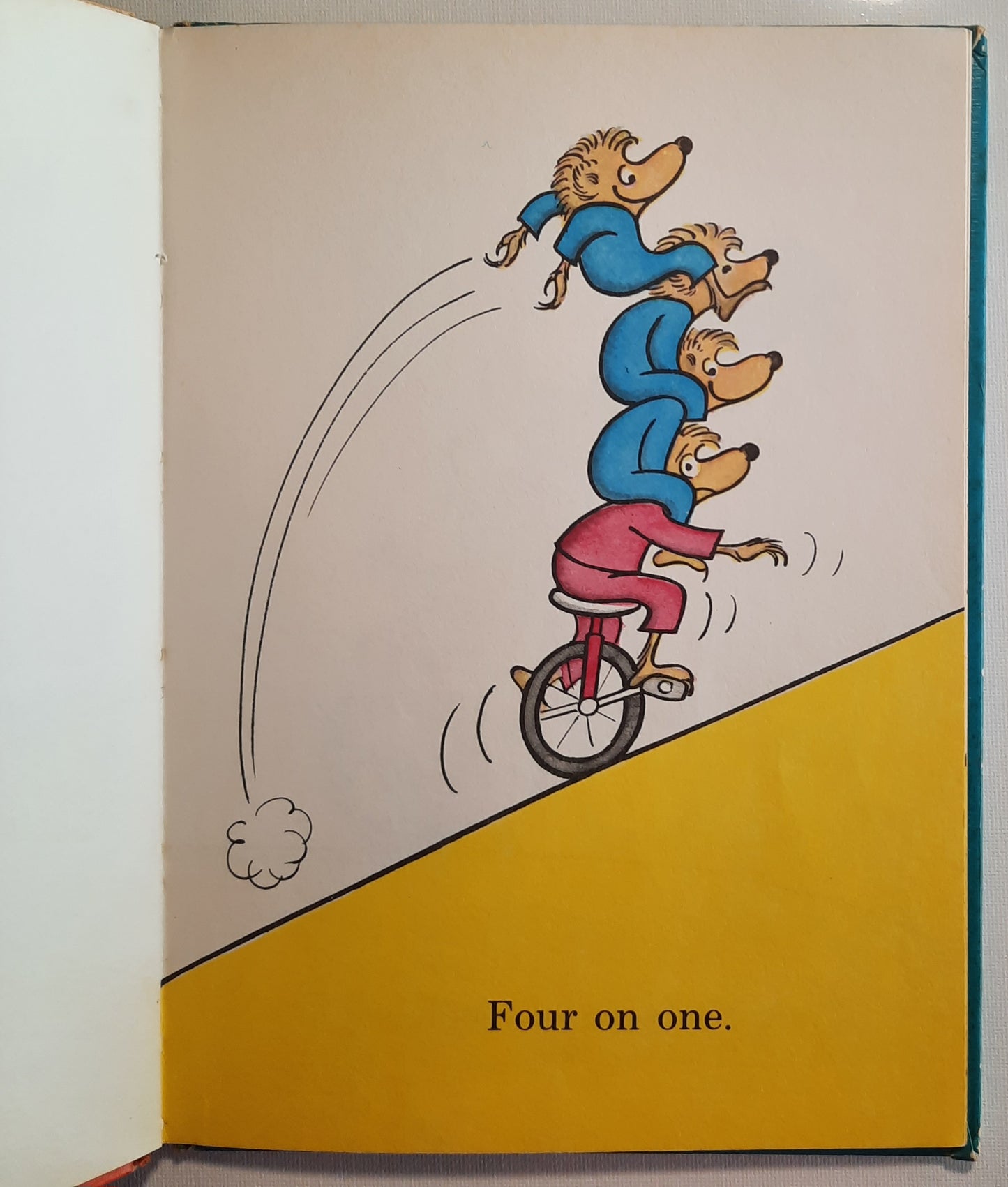 Bears on Wheels: A Bright and Early Counting Book by Stan and Jan Berenstain (Good, 1969, HC, 32 pages, Random House)