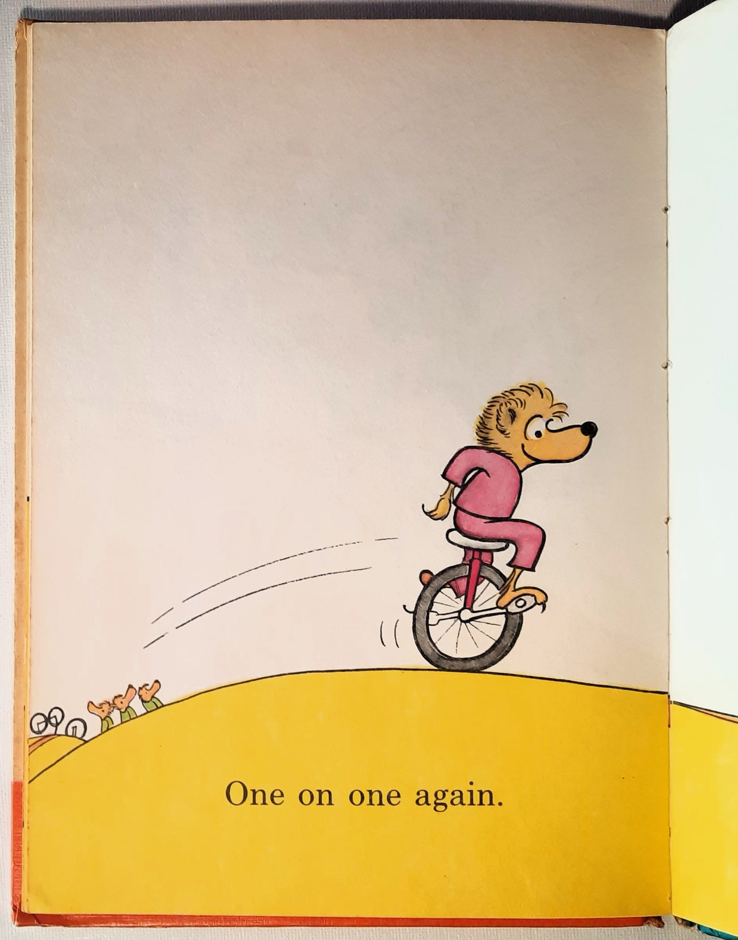 Bears on Wheels: A Bright and Early Counting Book by Stan and Jan Berenstain (Good, 1969, HC, 32 pages, Random House)