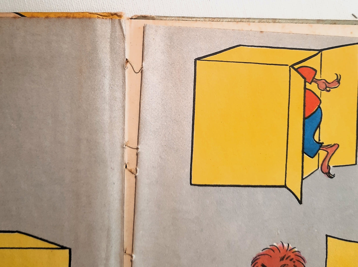 Inside Outside Upside Down by Stan and Jan Berenstain (Acceptable, 1968, HC, 32 pages, Random House)