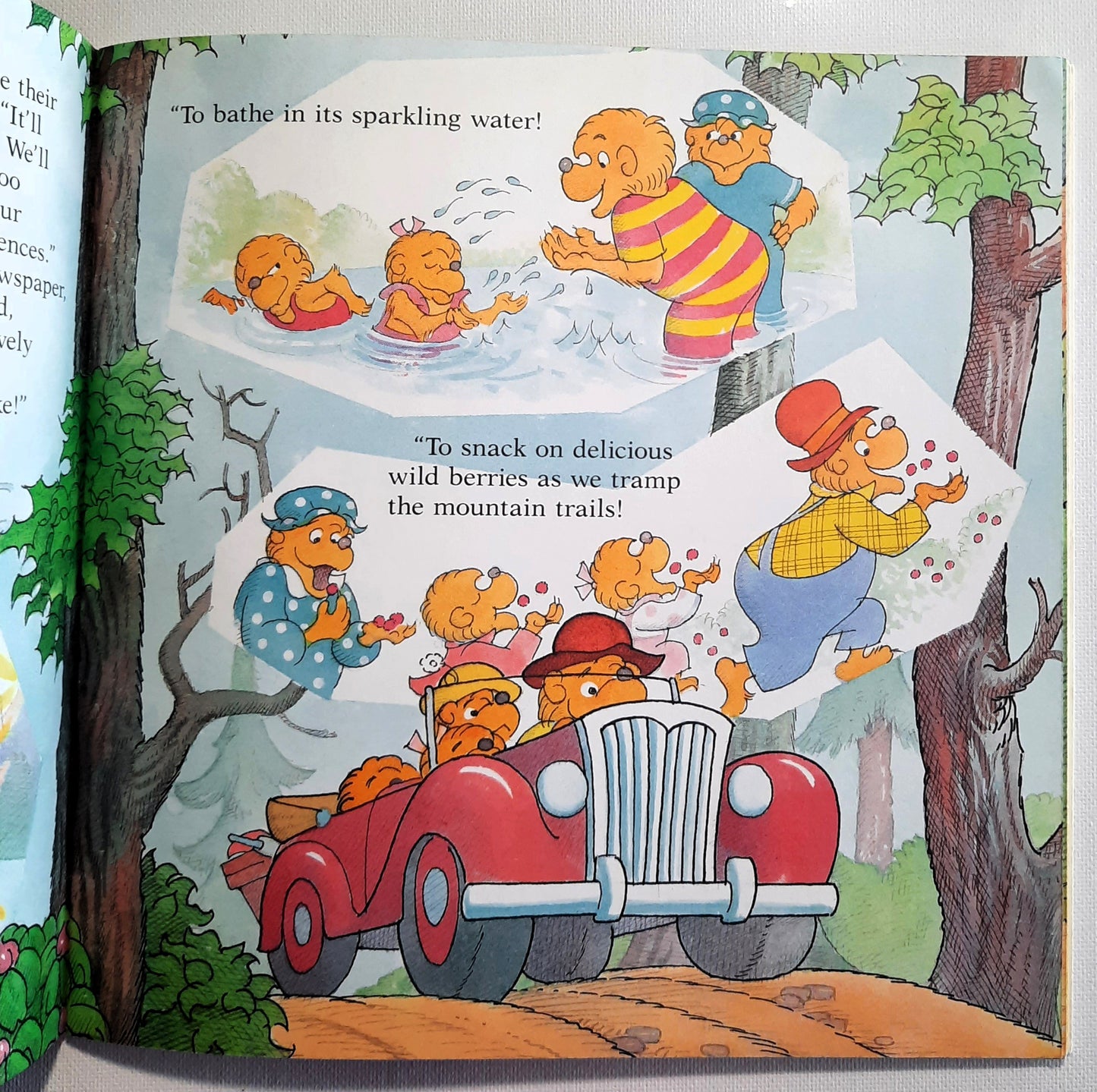 The Berenstain Bears and Too Much Vacation by Stan & Jan Berenstain (Very good, 1989, Pbk, 32 pages, Random House)