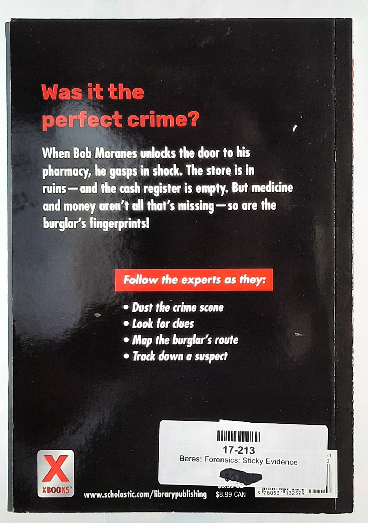 Forensics: Sticky Evidence by D.B. Beres (New, 2021, Pbk, 48 pages, Scholastic)