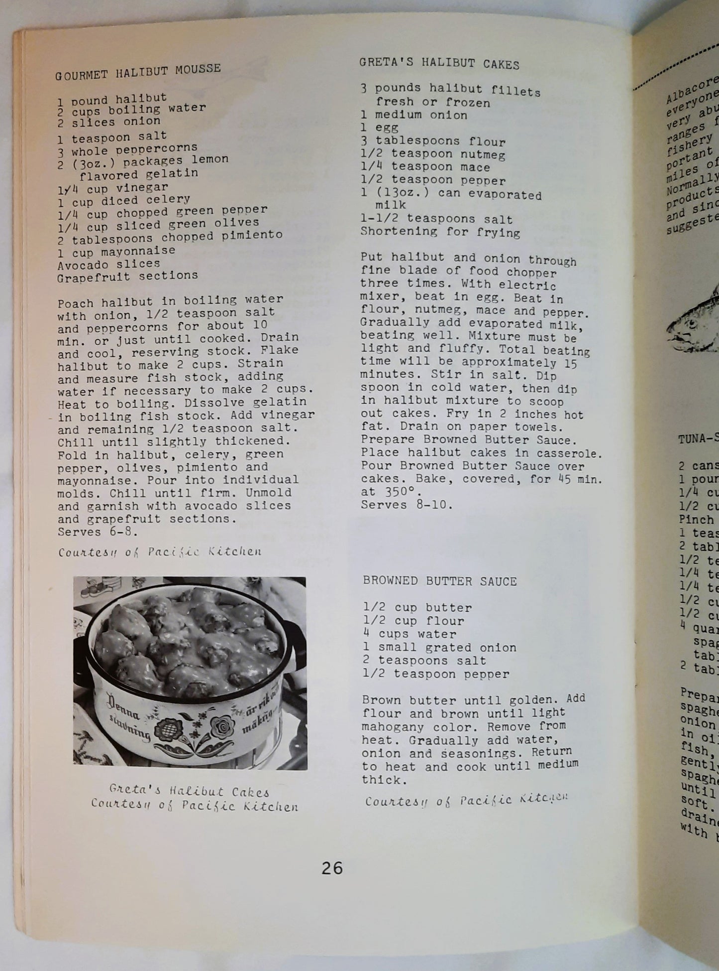 Marine Fish Cookbook by Iola I. Berg (Very good, 1969, Pbk, 40 pages, State of Washington Department of Fisheries)