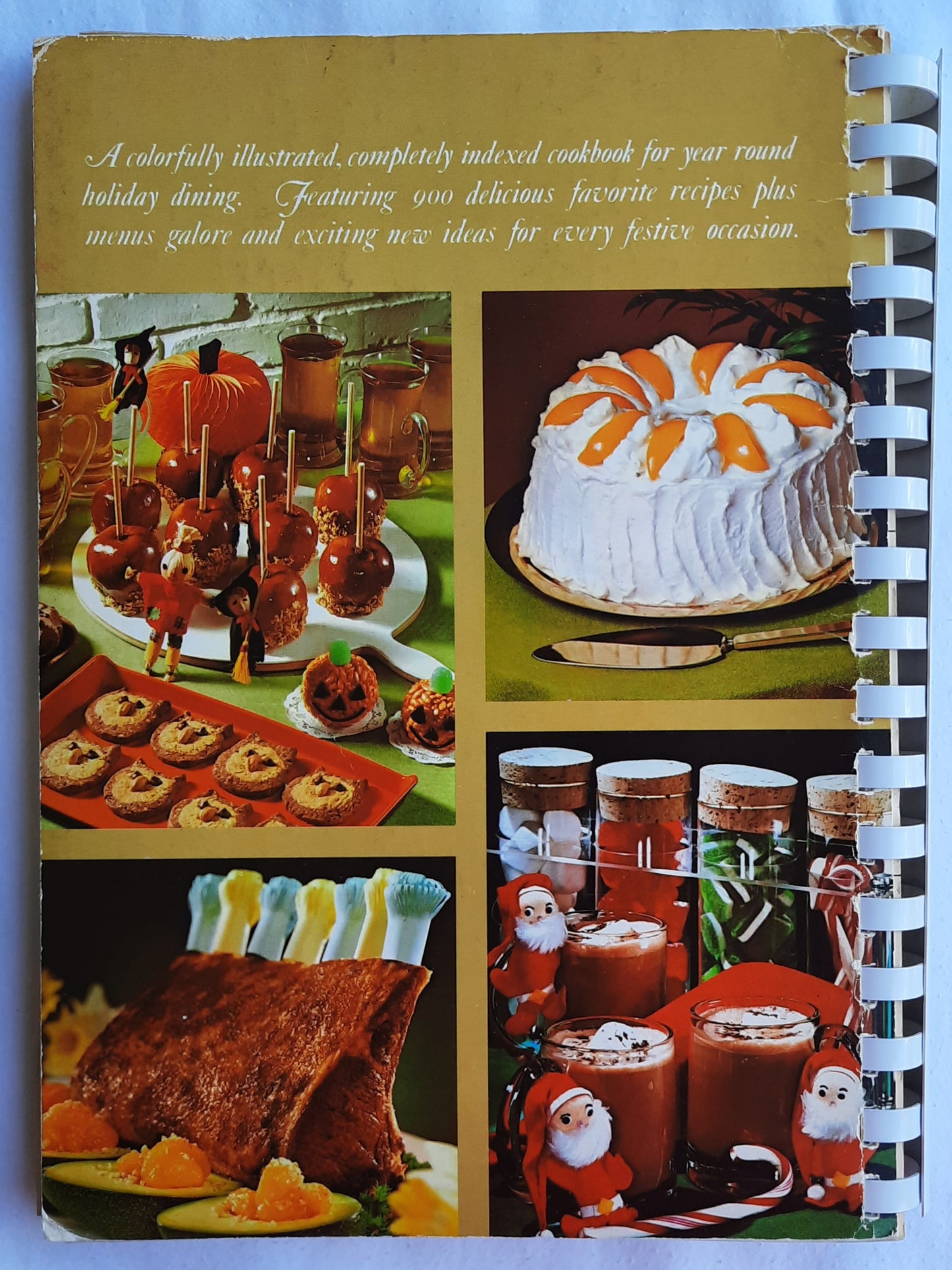 The Beta Sigma Phi International Holiday Cookbook (Good, 1971, Spiral Pbk, Favorite Recipes Press)