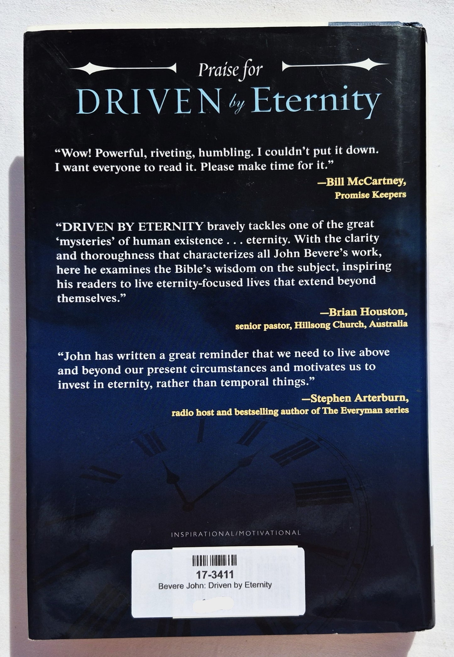 Driven by Eternity: Making Your Life Count Today & Forever von John Bevere (Gut, 2006, HC, 283 Seiten, Faith Words)