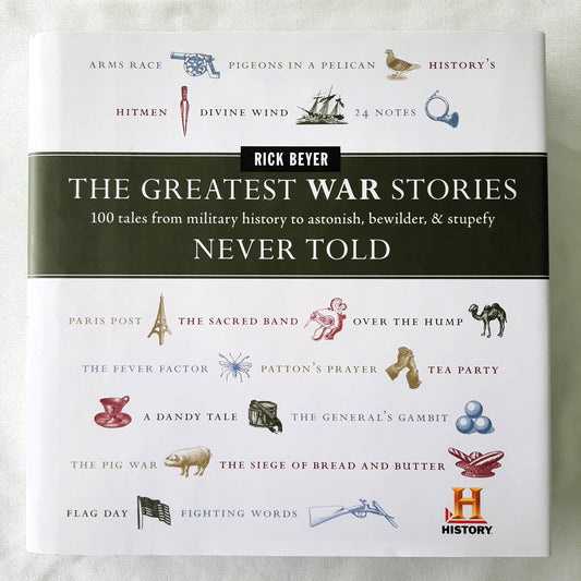 The Greatest War Stories Never Told by Rick Beyer (Very good, 2005, HC, 214 pages, HarperCollins)