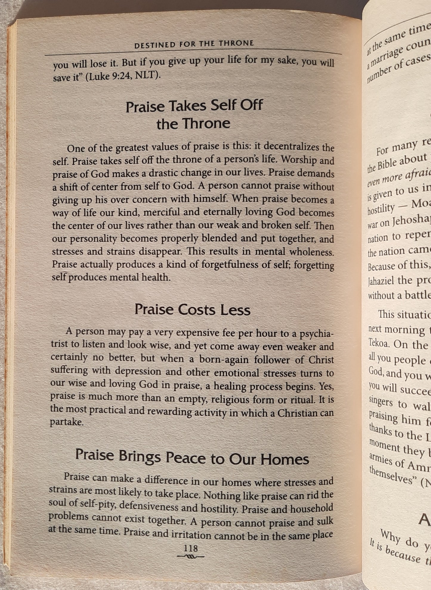 Destined for the Throne by Paul E. Billheimer (Good, 1978, Pbk, 134 pages, Trinity Broadcasting Network)