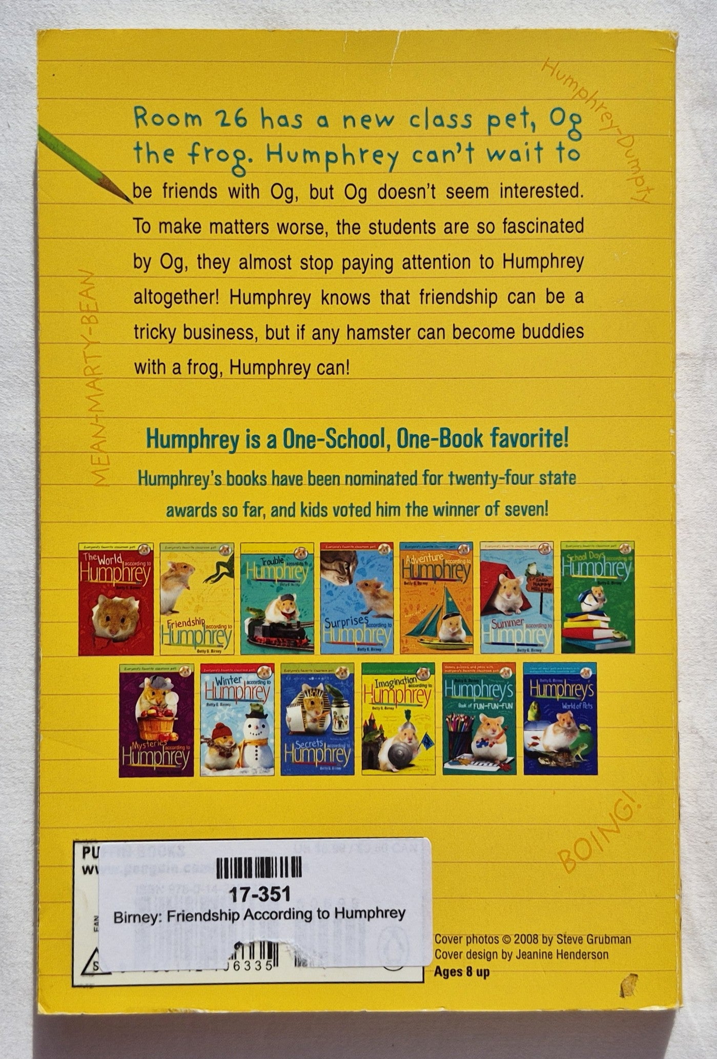 Freundschaft mit Humphrey #2 von Betty G. Birney (Sehr gut, 2006, Taschenbuch, 150 Seiten, Puffin Books)