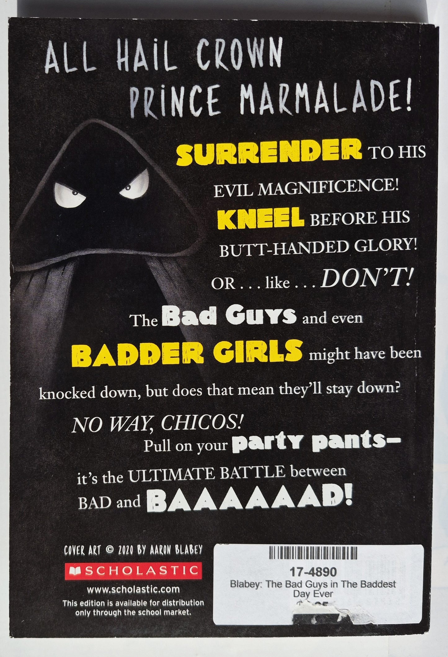 The Bad Guys in Der allerschlimmste Tag aller Zeiten #10 von Aaron Blabey (Neu, 2020, Pbk, 140 Seiten, Scholastic)