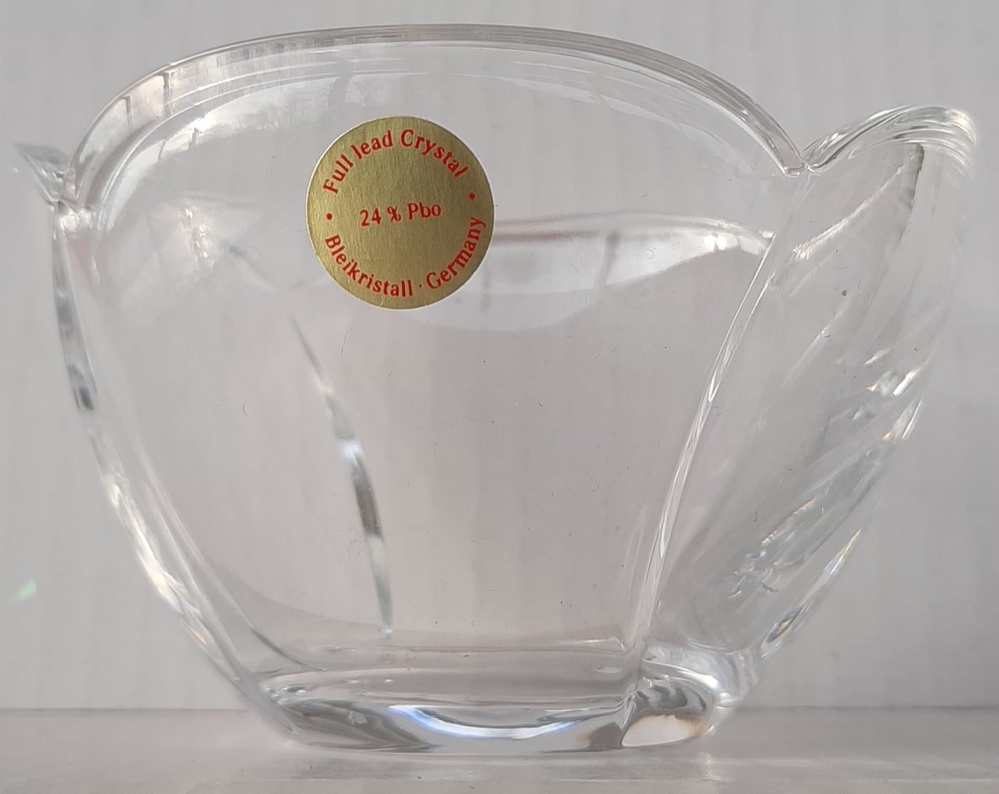 Vintage Full Lead Crystal Finger Bowl 24% Pbo by Bleikristall, Germany - Like new condition