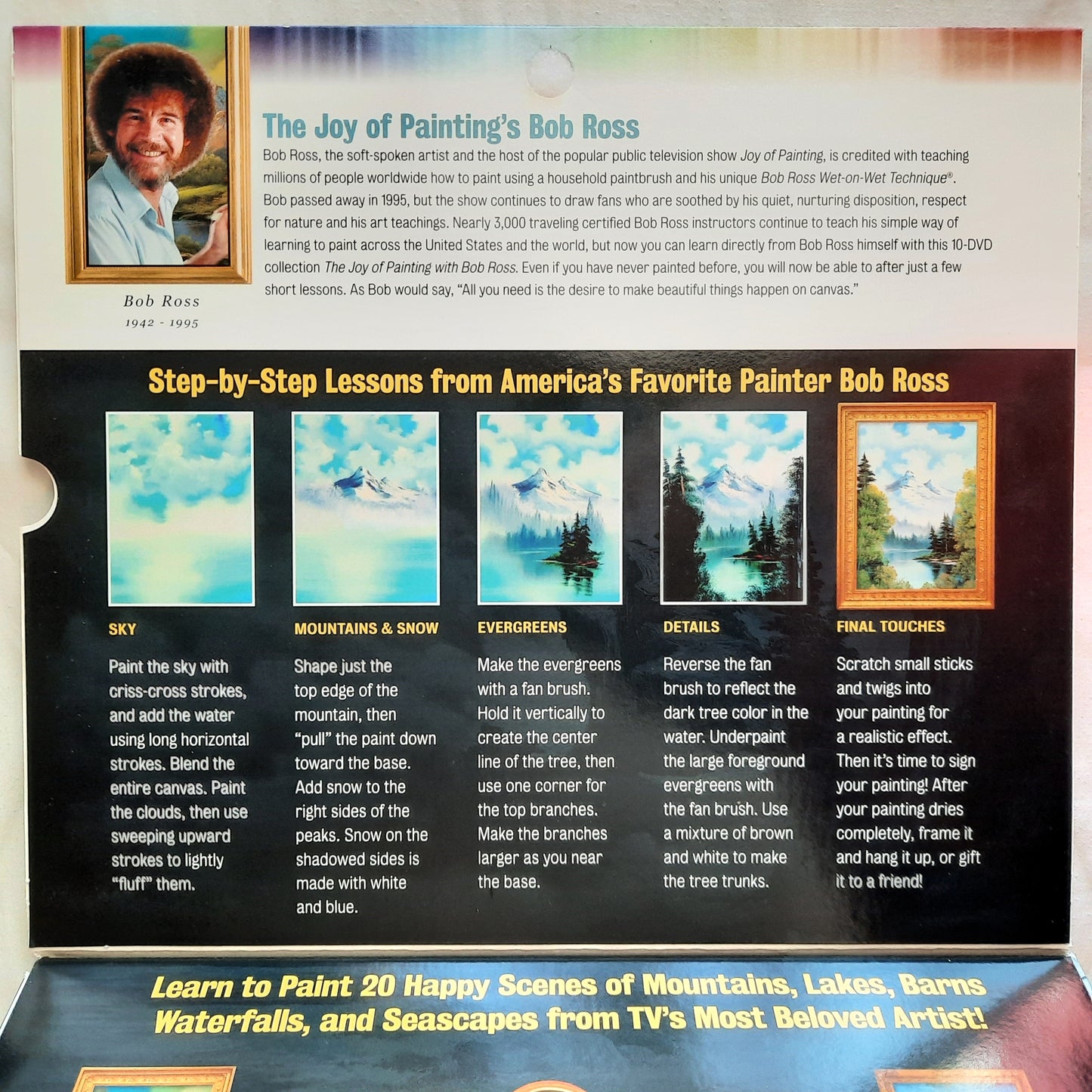 The Joy of Painting with Bob Ross Boxed 10-DVD Set (Very good, 2016, TOPICS Entertainment)