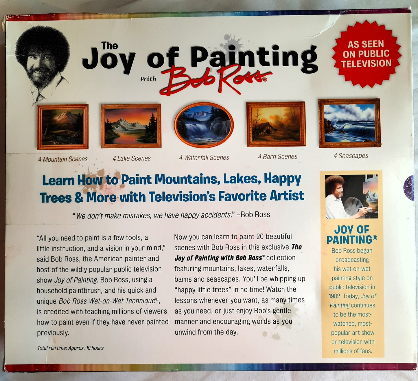The Joy of Painting with Bob Ross Boxed 10-DVD Set (Very good, 2016, TOPICS Entertainment)