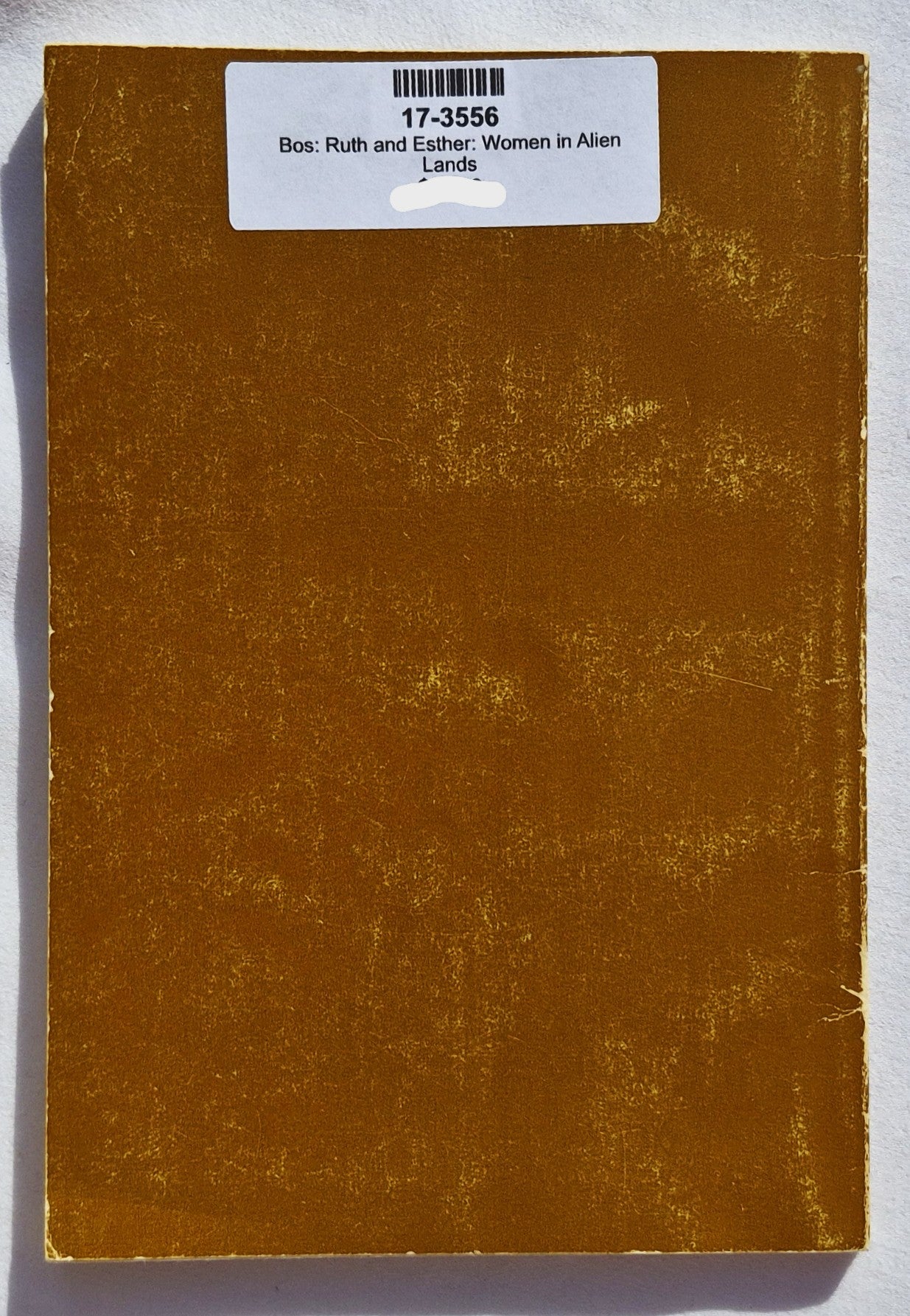 Ruth und Esther: Frauen in fremden Ländern von Johanna Bos (Gut, 1988, TB, 104 Seiten, General Board of Global Ministries)