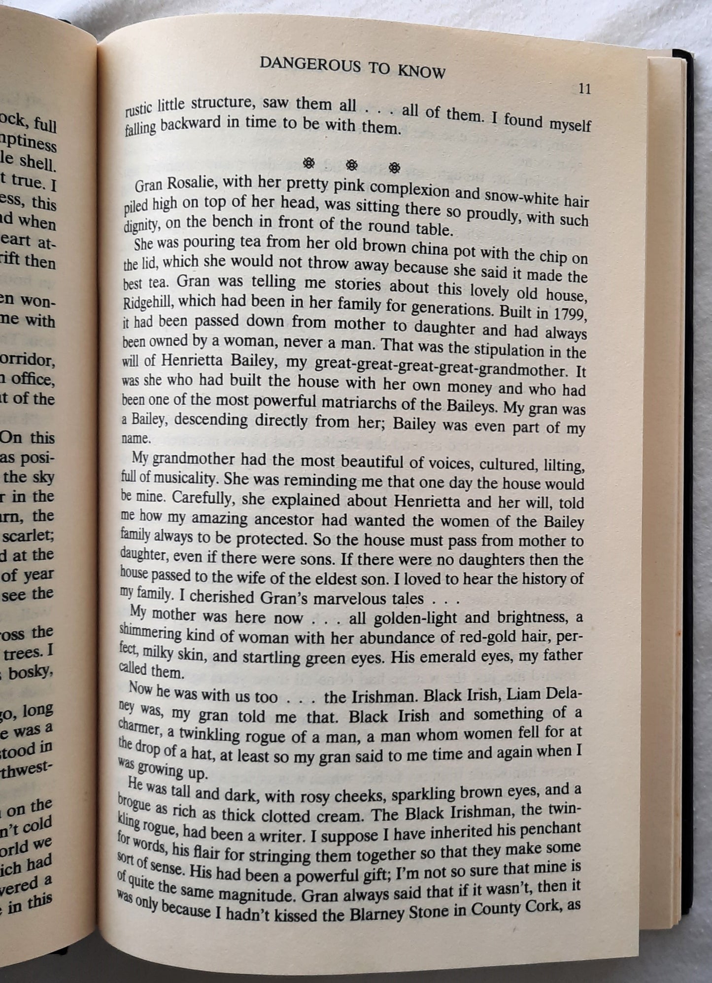 Dangerous to Know by Barbara Taylor Bradford (Very good, 1995, HC, 275 pages, HarperCollins)