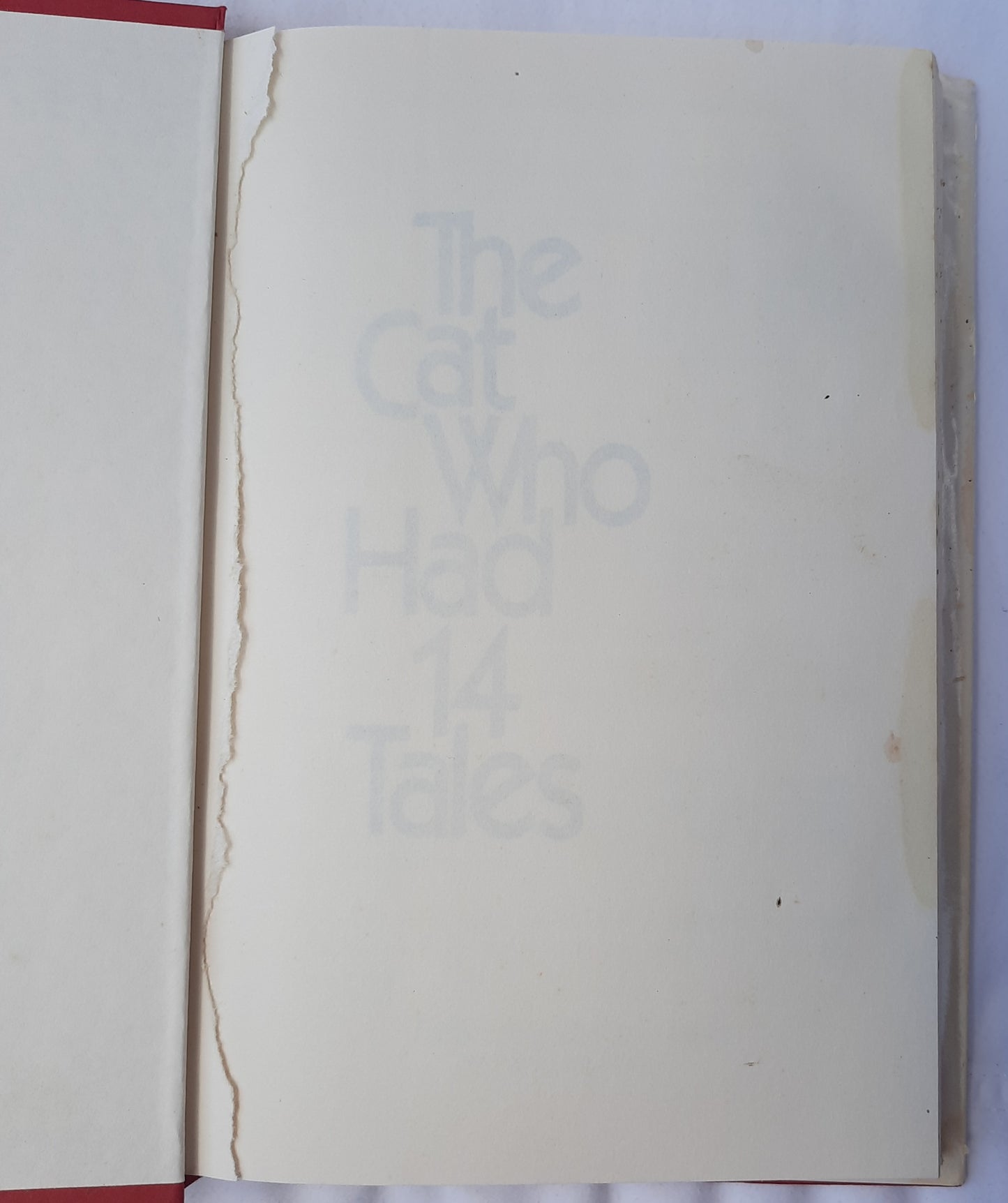 The Cat Who Had 14 Tales #1 by Lilian Jackson Braun (Good, 1988, HC, 244 pages, Jove)