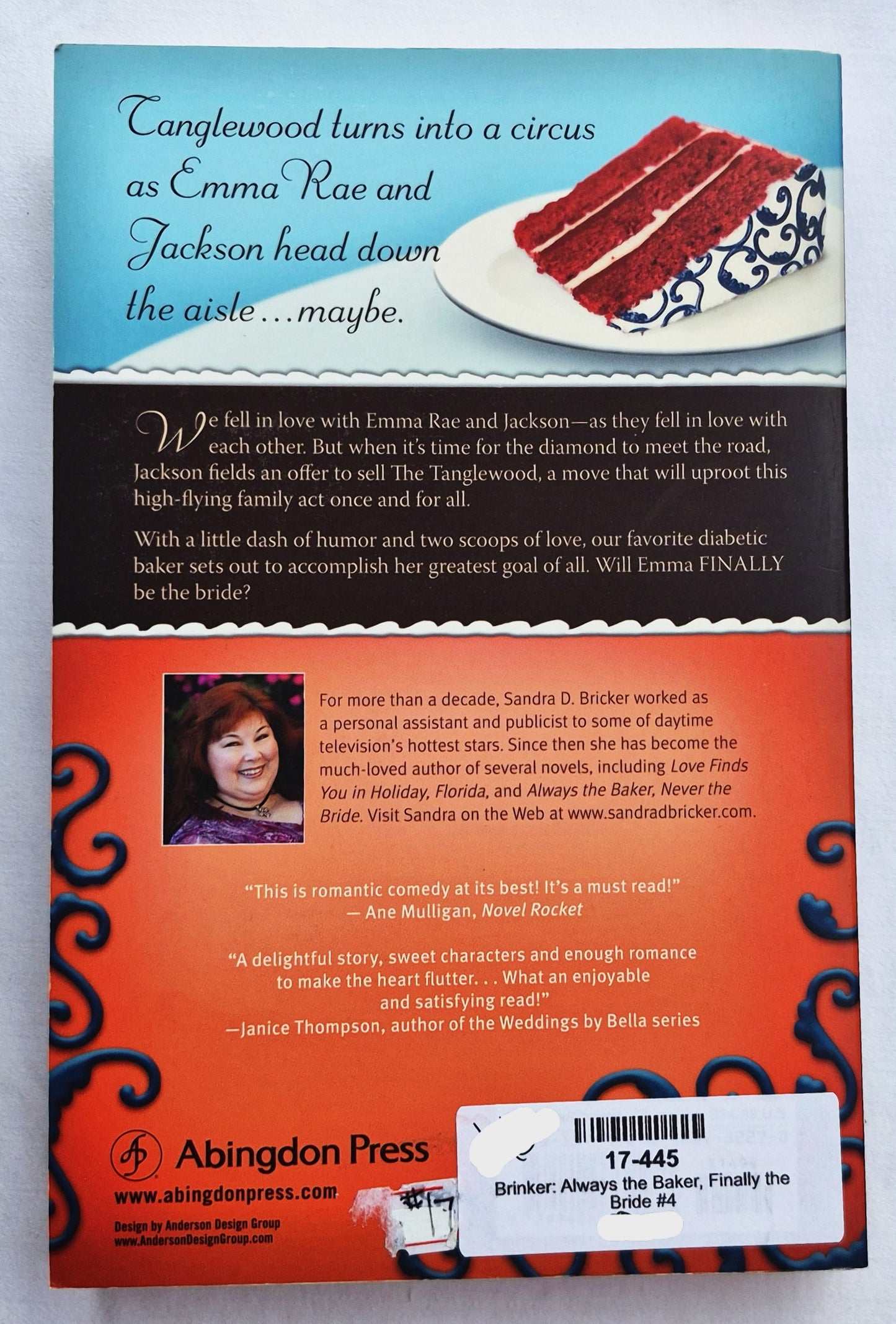 Always the Baker, Finally the Bride #4 von Sandra Bricker (Neu, 2013, Taschenbuch, 352 Seiten, Abingdon Press)