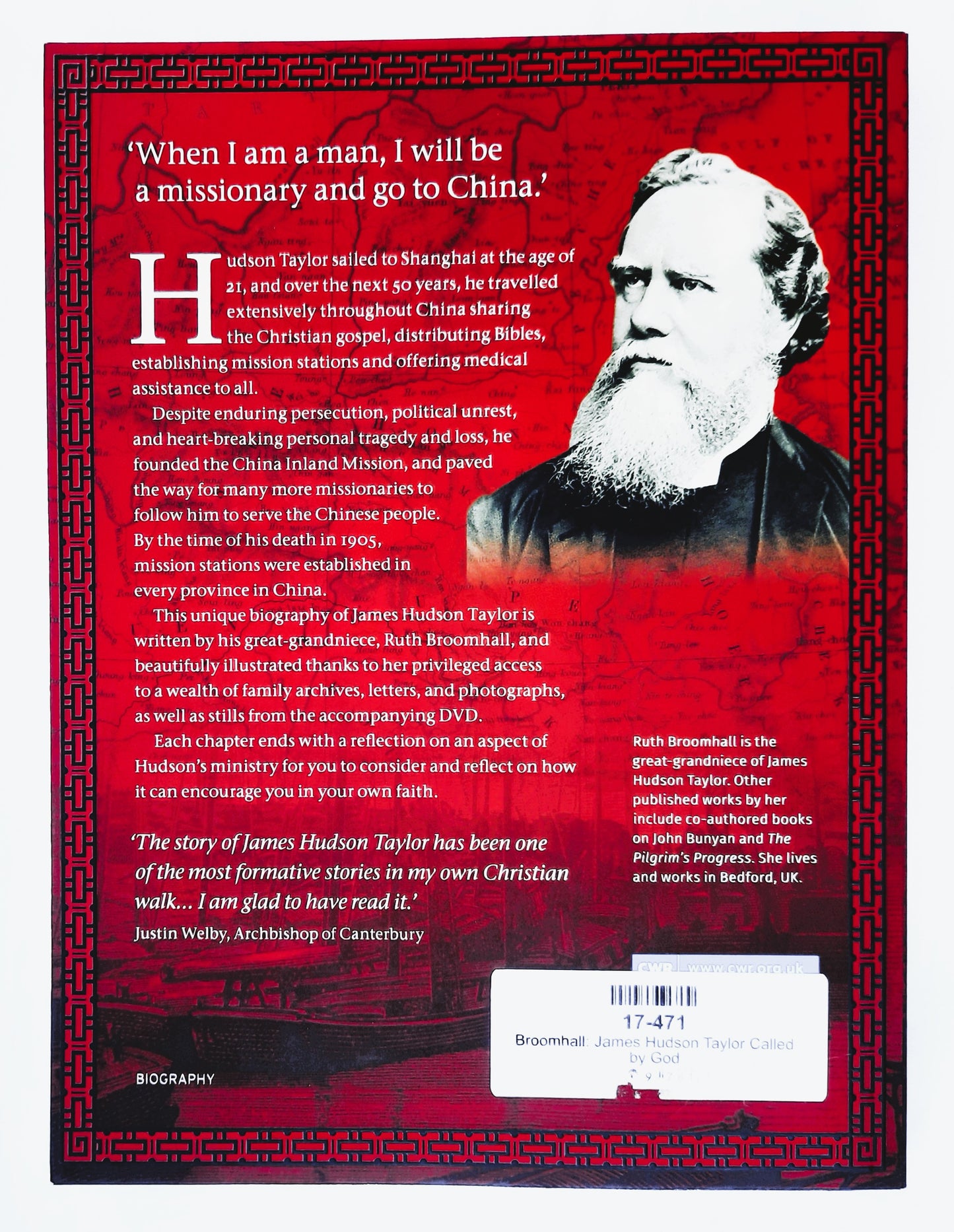 James Hudson Taylor: Called by God Into the Heart of the Dragon by Ruth Broomhall (New, 2018, Pbk, 176 pages, CWR)