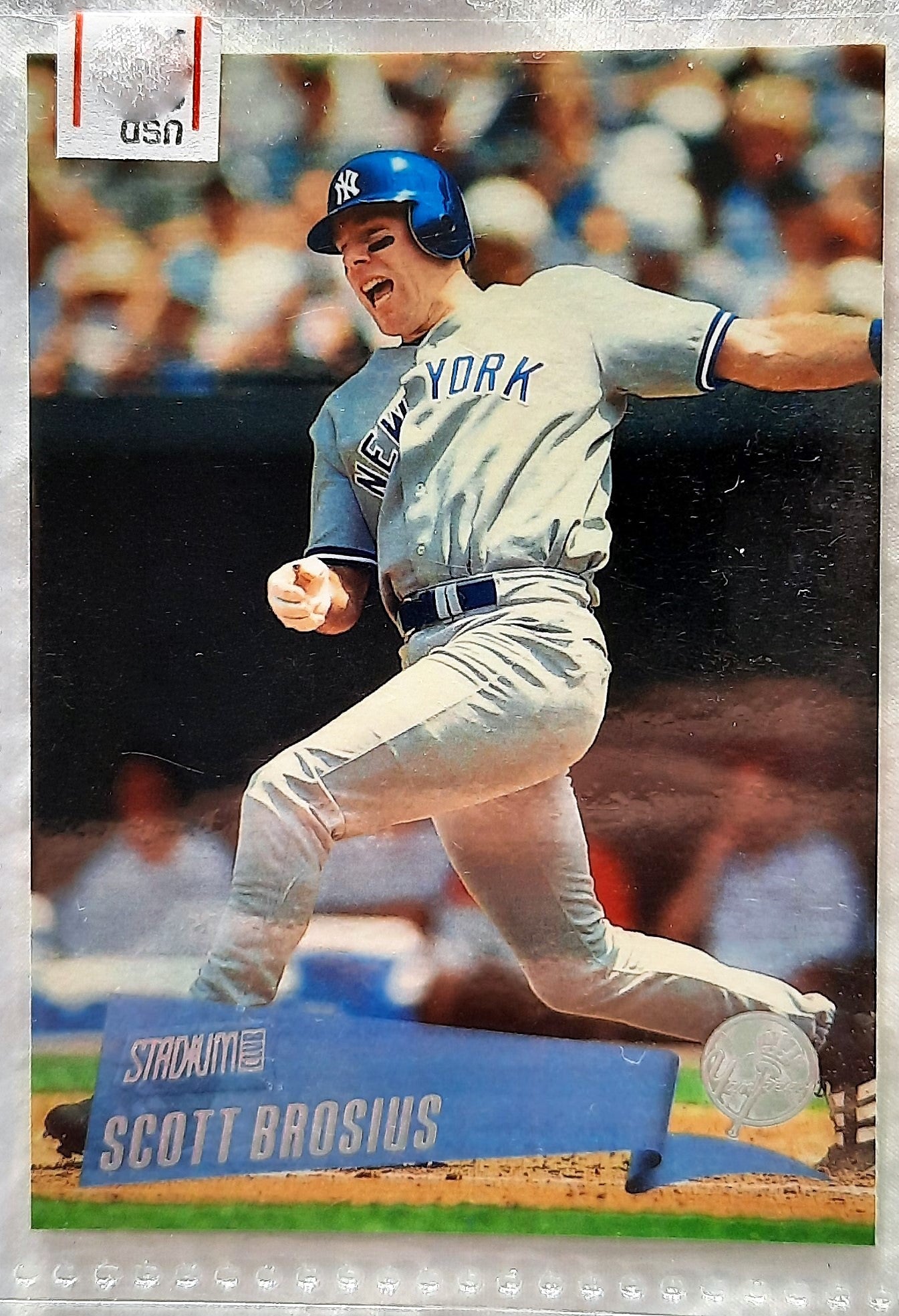 TOPPS 2000 Stadium Club Scott Brosius New York Yankees #59 Baseball Card TOPPS