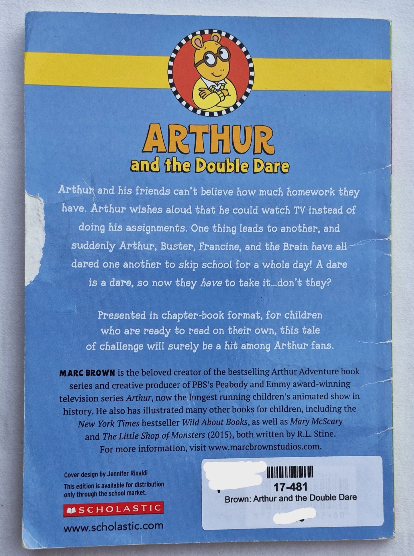 Arthur und die doppelte Mutprobe von Marc Brown; Stephen Krensky (Gut, 2018, Taschenbuch, 56 Seiten, Scholastic)
