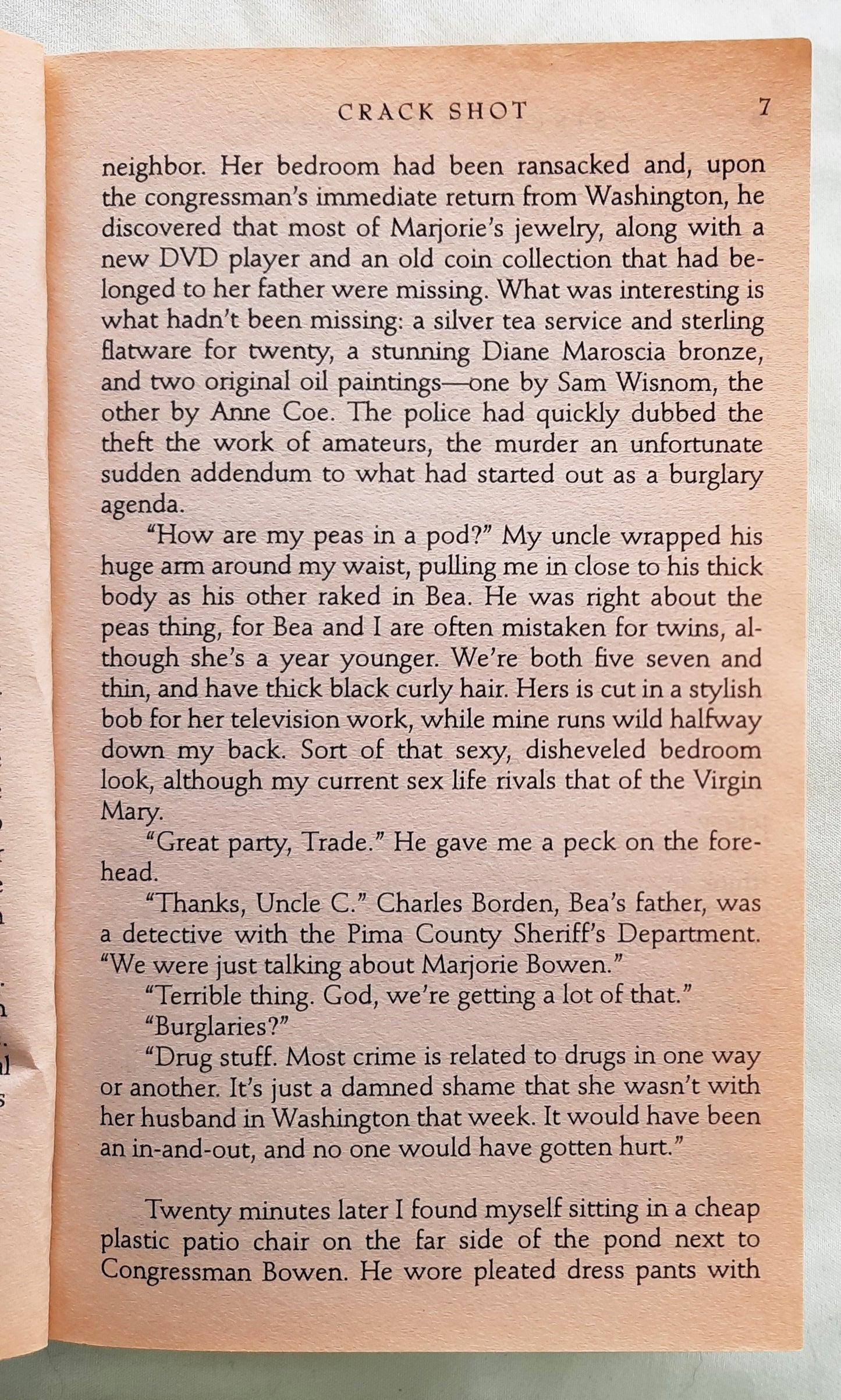 Crack Shot by Sinclair Browning (Very Good, 2002, Pbk, 370 pages, Bantam Books)