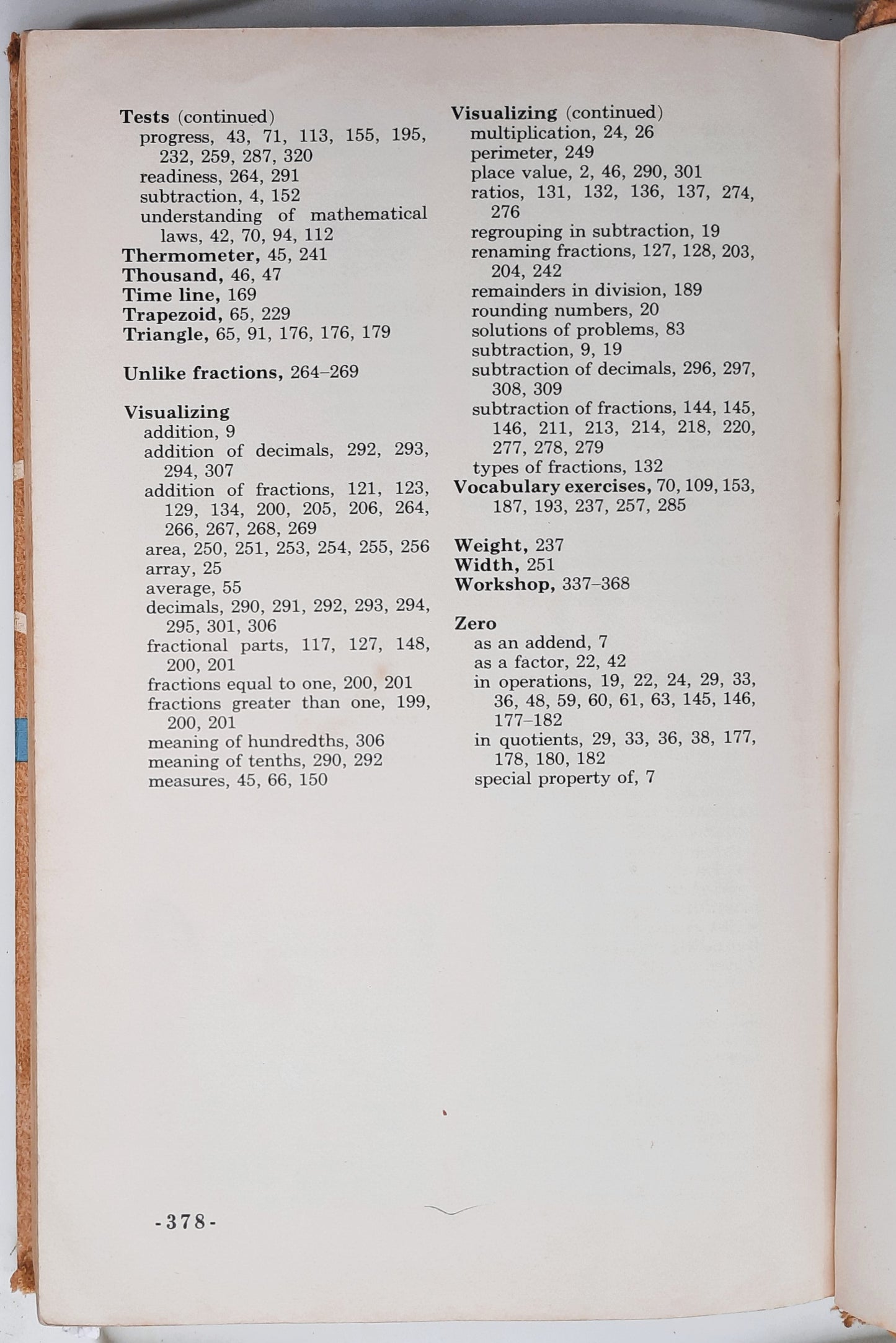 Moving Ahead in Arithmetic Book Five by Leo Brueckner; Foster Grossnickle (Good, 1963, HC, 378 pages, Holt, Rinehart and Winston)