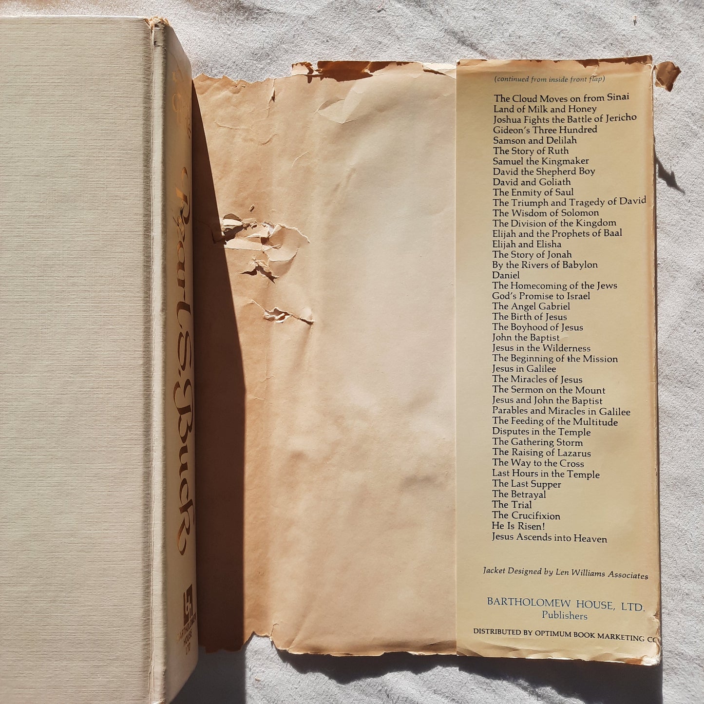 The Story Bible by Pearl S. Buck (Good, 1971, HC, 526 pages, Bartholomew House First Edition)