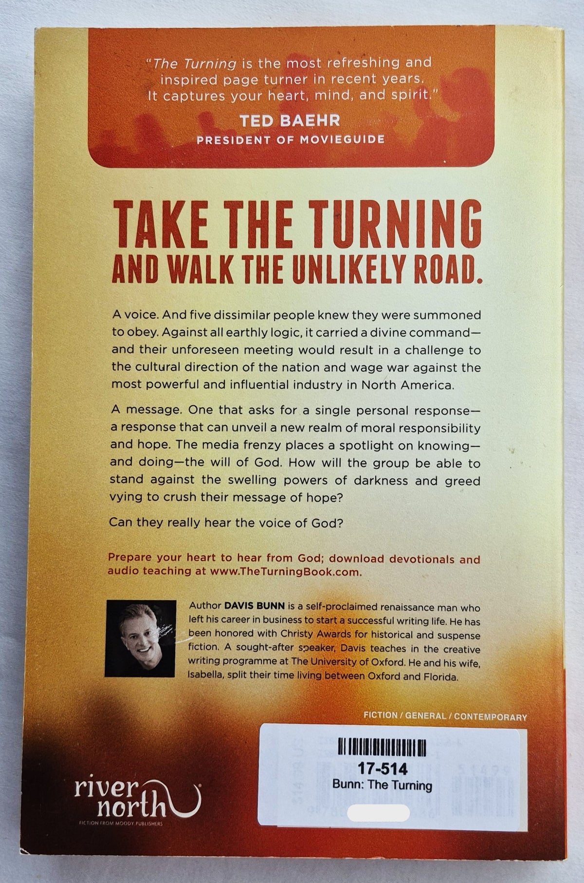 The Turning von Davis Bunn (Sehr gut, 2014, Taschenbuch, 292 Seiten, River North)