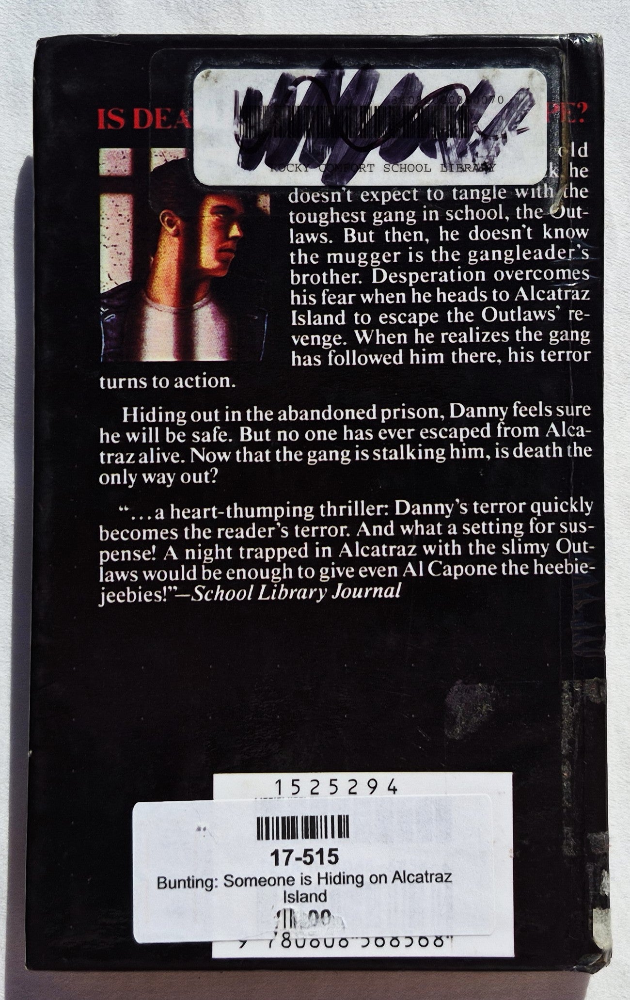 Someone is Hiding on Alcatraz Island by Eve Bunting (Good, 1994, HC, 136 pages, Berkley)