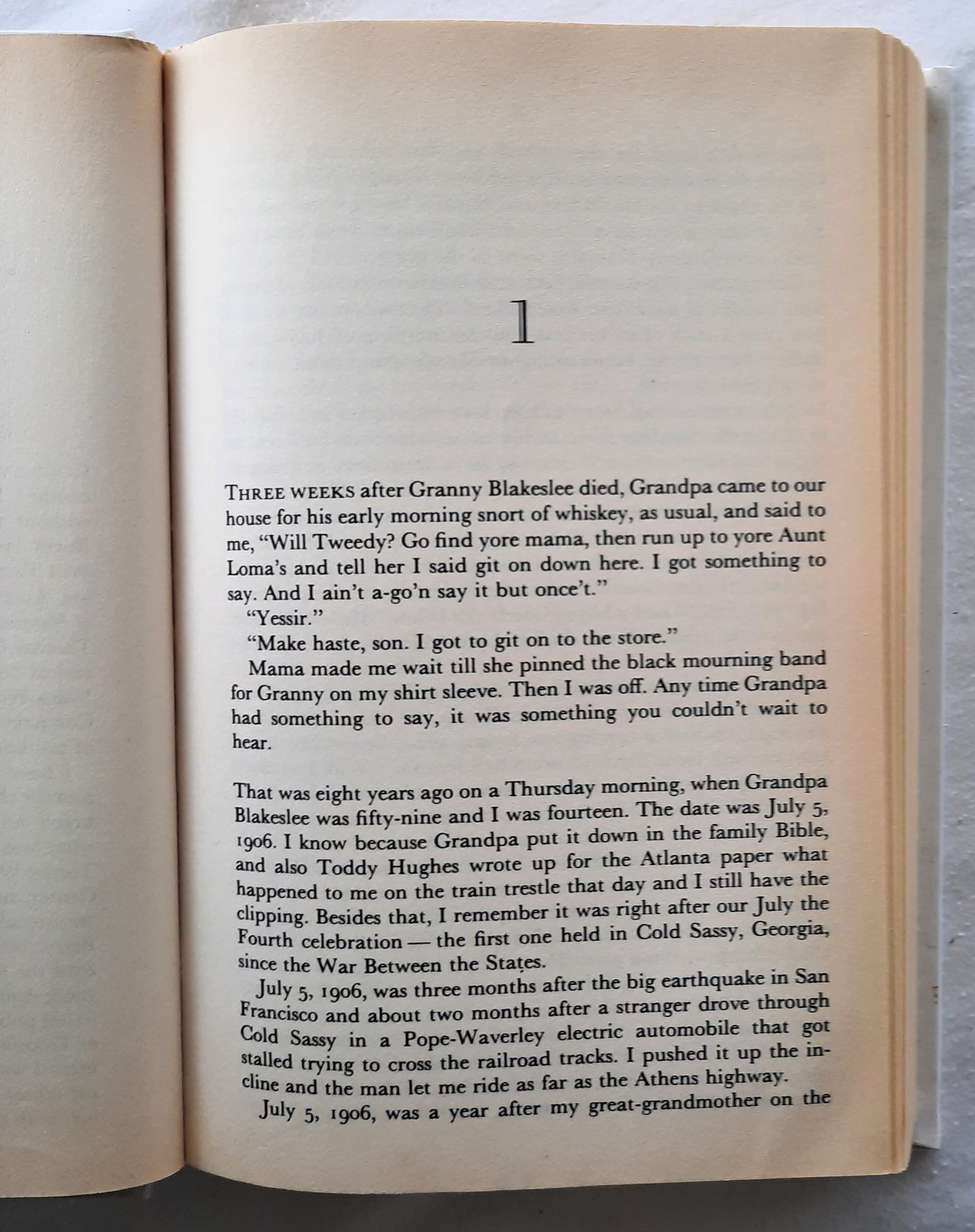 Cold Sassy Tree by Olive Ann Burns (Good, 1994, HC, 391 pages, Delta)